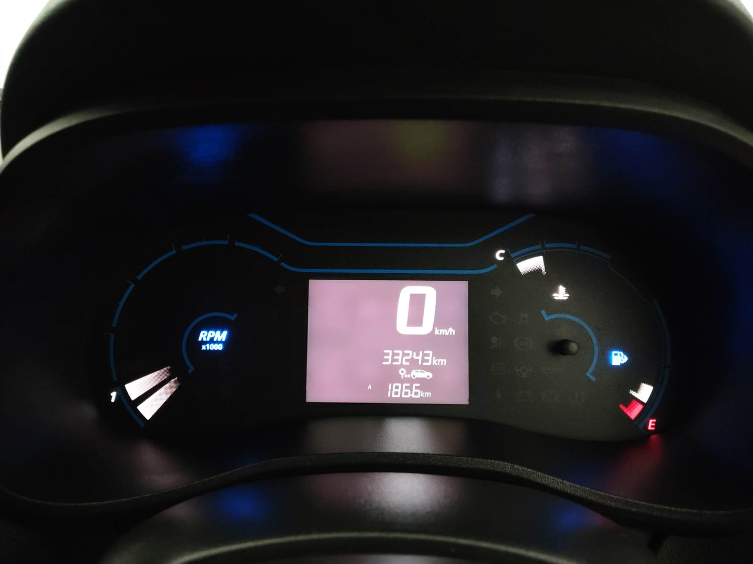Used 2022 Renault Kwid CLIMBER 1.0 Opt Petrol Manual interior CLUSTERMETER VIEW