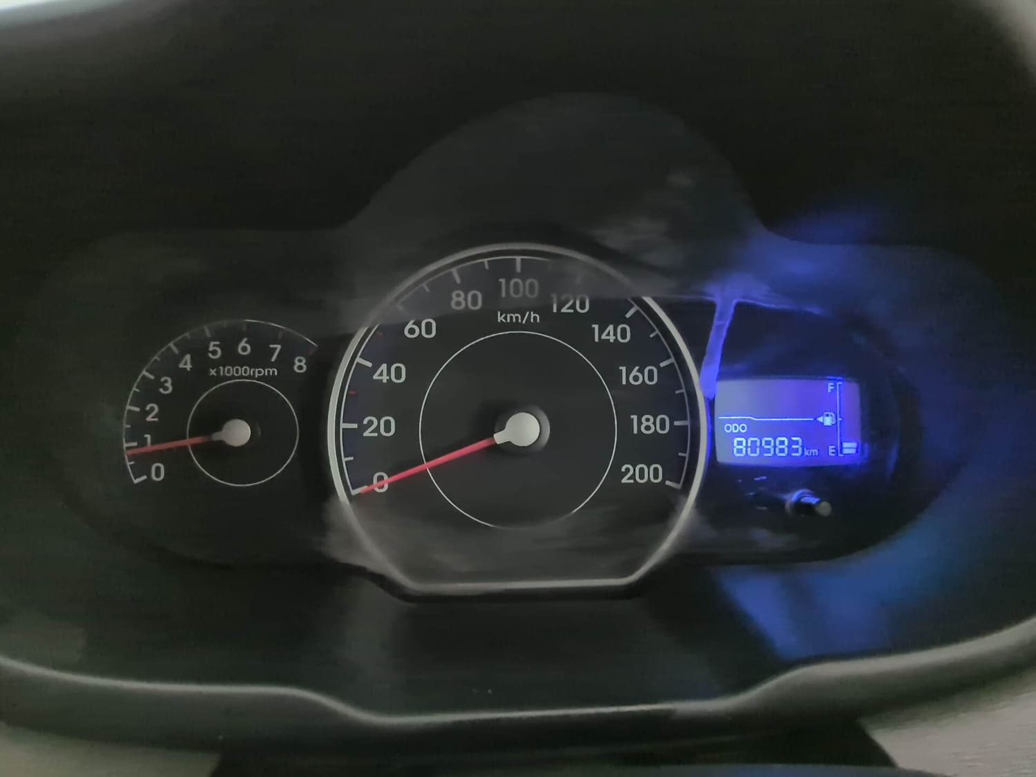 Used 2016 Hyundai i10 Magna 1.1 iRDE2 Petrol Manual interior CLUSTERMETER VIEW