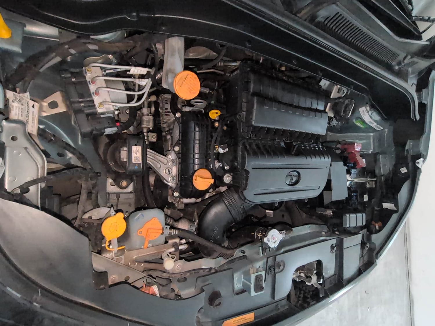 Used 2023 Tata Punch Creative Dual Tone AMT Petrol Automatic engine ENGINE RIGHT SIDE VIEW