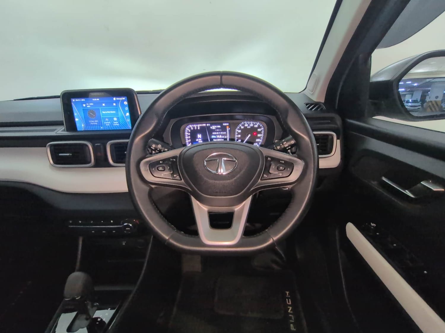Used 2023 Tata Punch Creative Dual Tone AMT Petrol Automatic interior STEERING VIEW