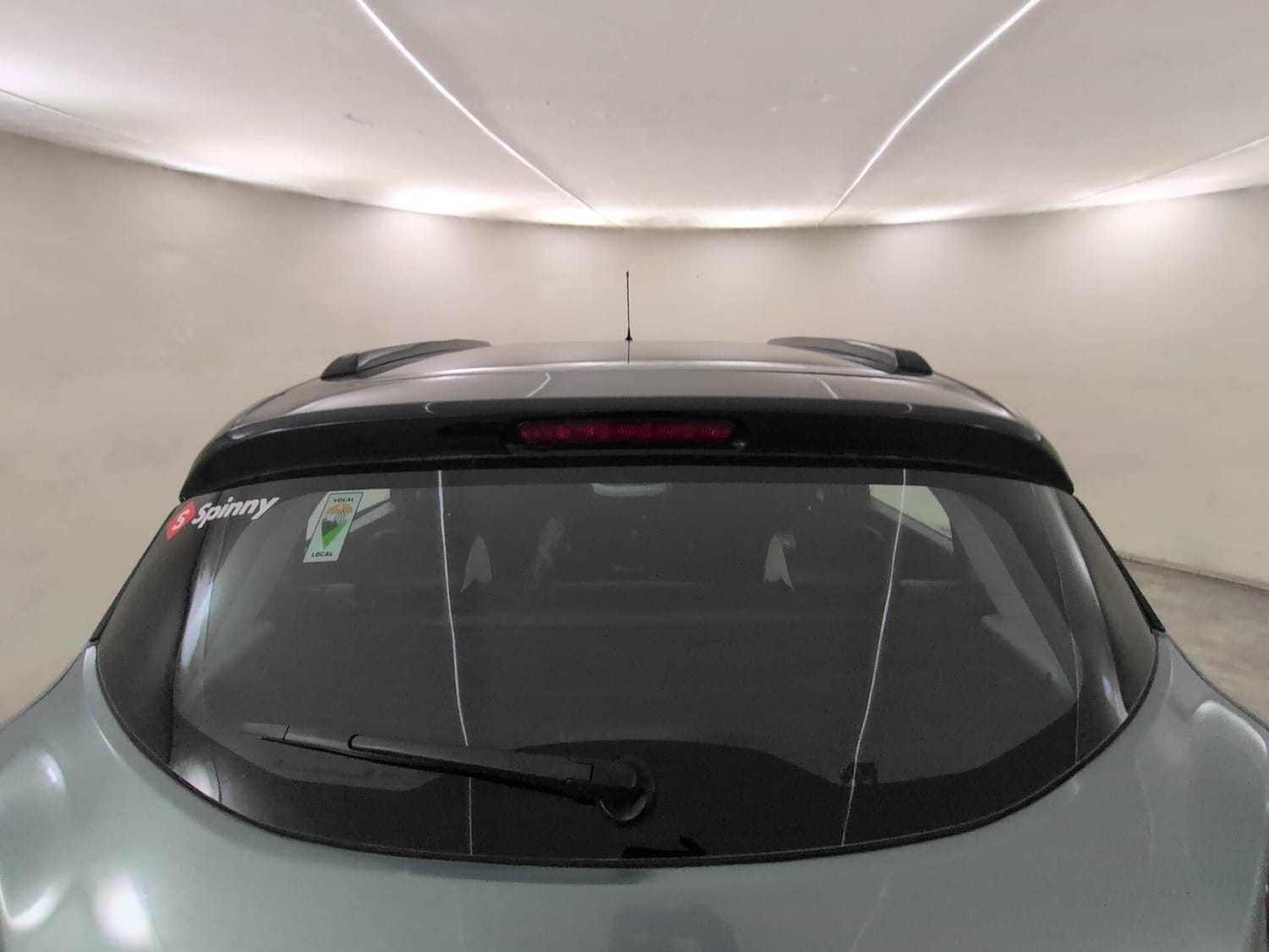 Used 2023 Tata Punch Creative Dual Tone AMT Petrol Automatic exterior BACK WINDSHIELD VIEW