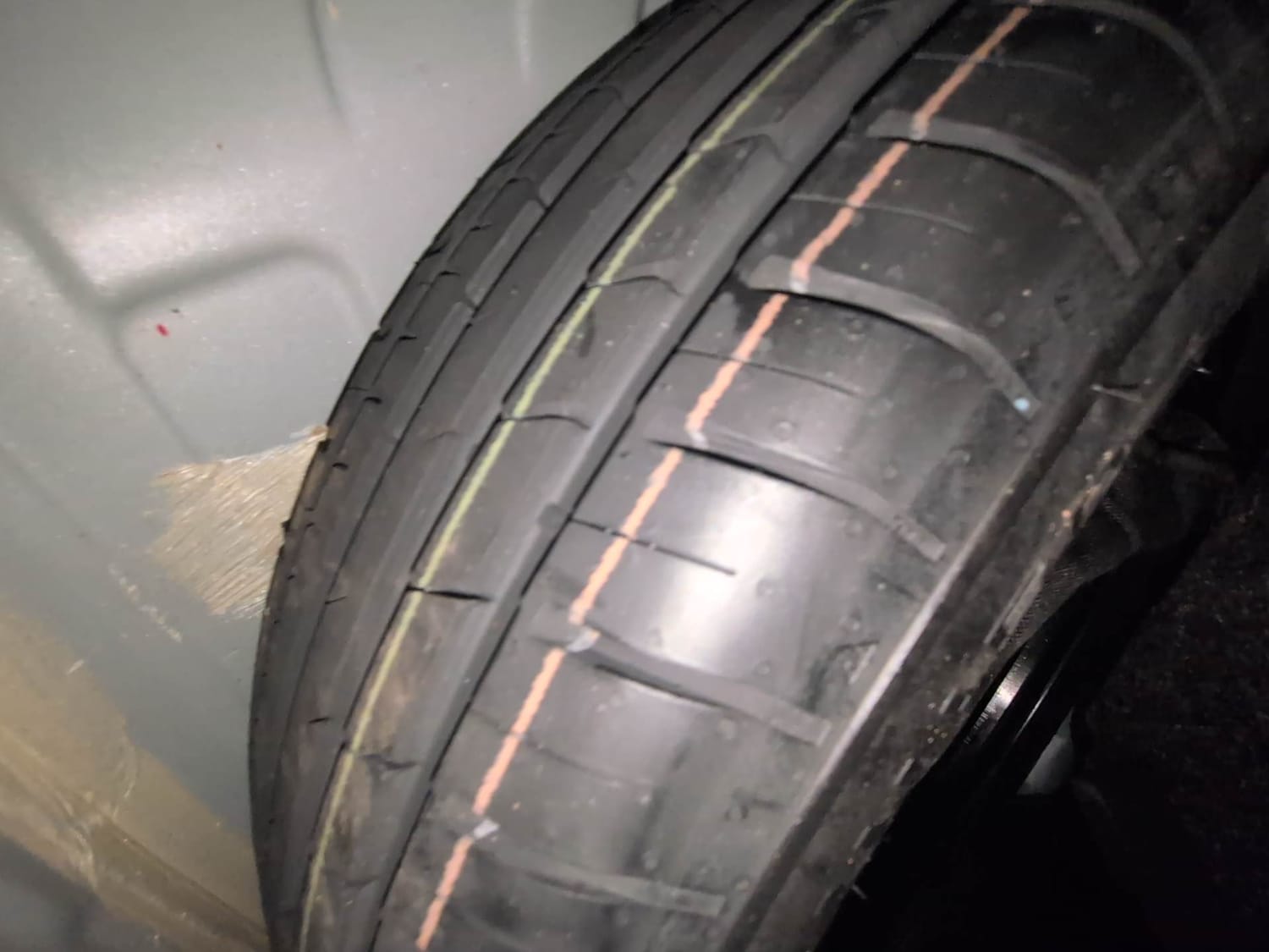Used 2023 Tata Punch Creative Dual Tone AMT Petrol Automatic tyres SPARE TYRE VIEW