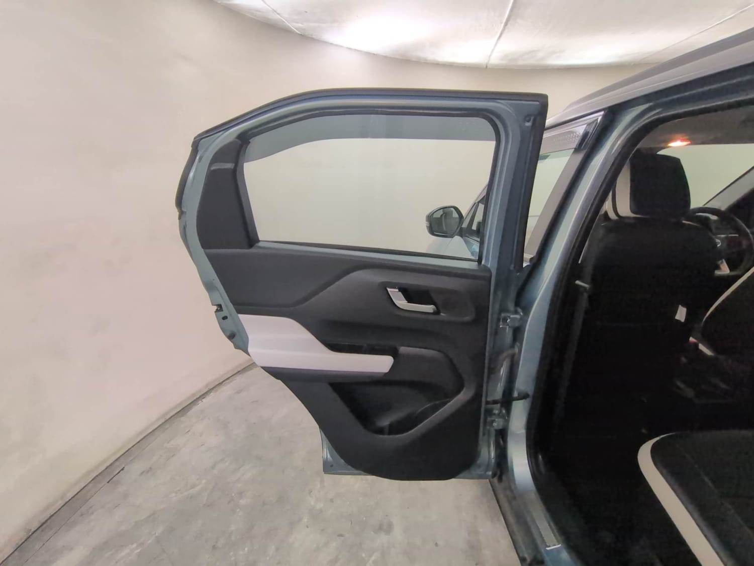 Used 2023 Tata Punch Creative Dual Tone AMT Petrol Automatic interior LEFT REAR DOOR OPEN VIEW
