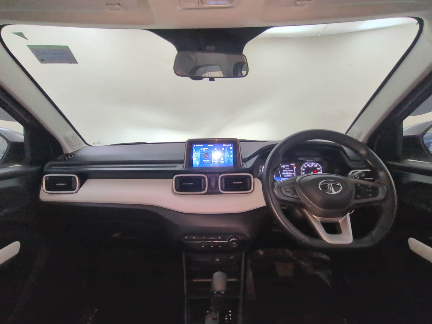 Used 2023 Tata Punch Creative Dual Tone AMT Petrol Automatic interior DASHBOARD VIEW