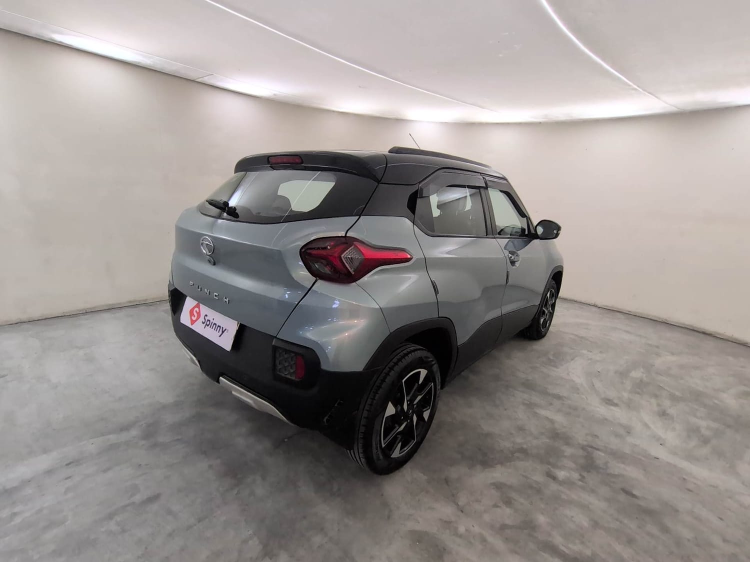 Used 2023 Tata Punch Creative Dual Tone AMT Petrol Automatic exterior RIGHT REAR CORNER VIEW