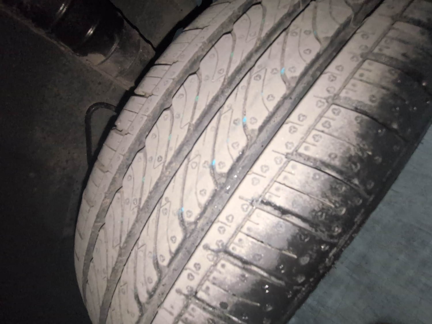 Used 2016 Nissan Micra XV CVT Petrol Automatic tyres LEFT REAR TYRE TREAD VIEW