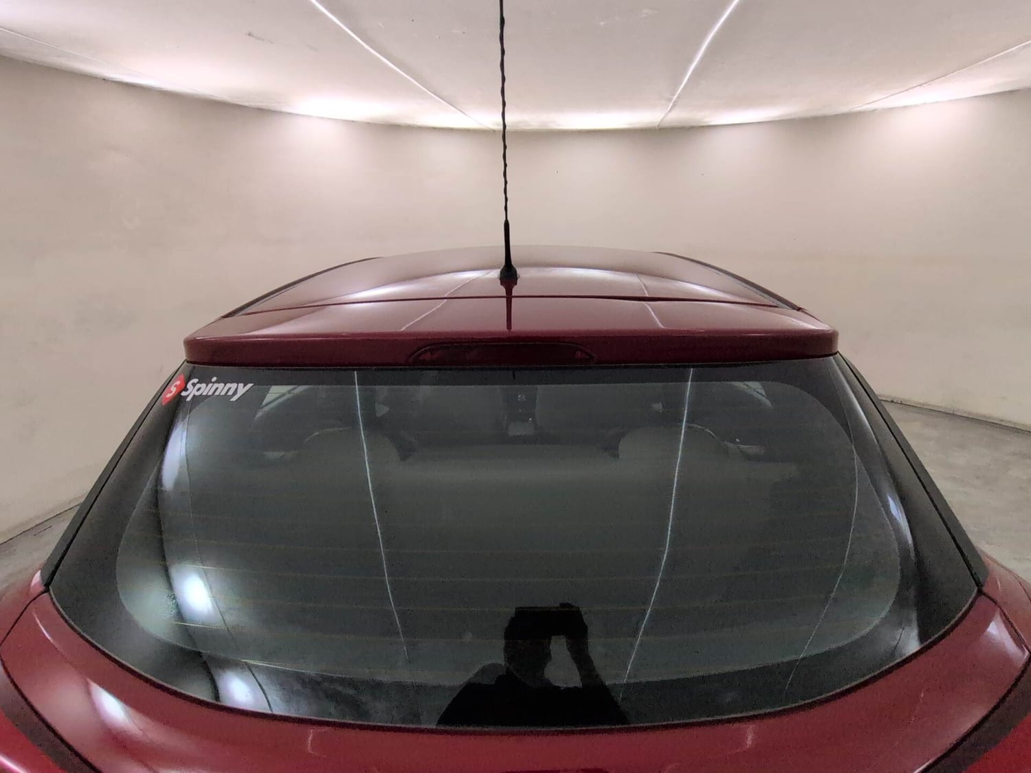 Used 2015 Hyundai Elite i20 Sportz 1.4 (O) Diesel Manual exterior BACK WINDSHIELD VIEW