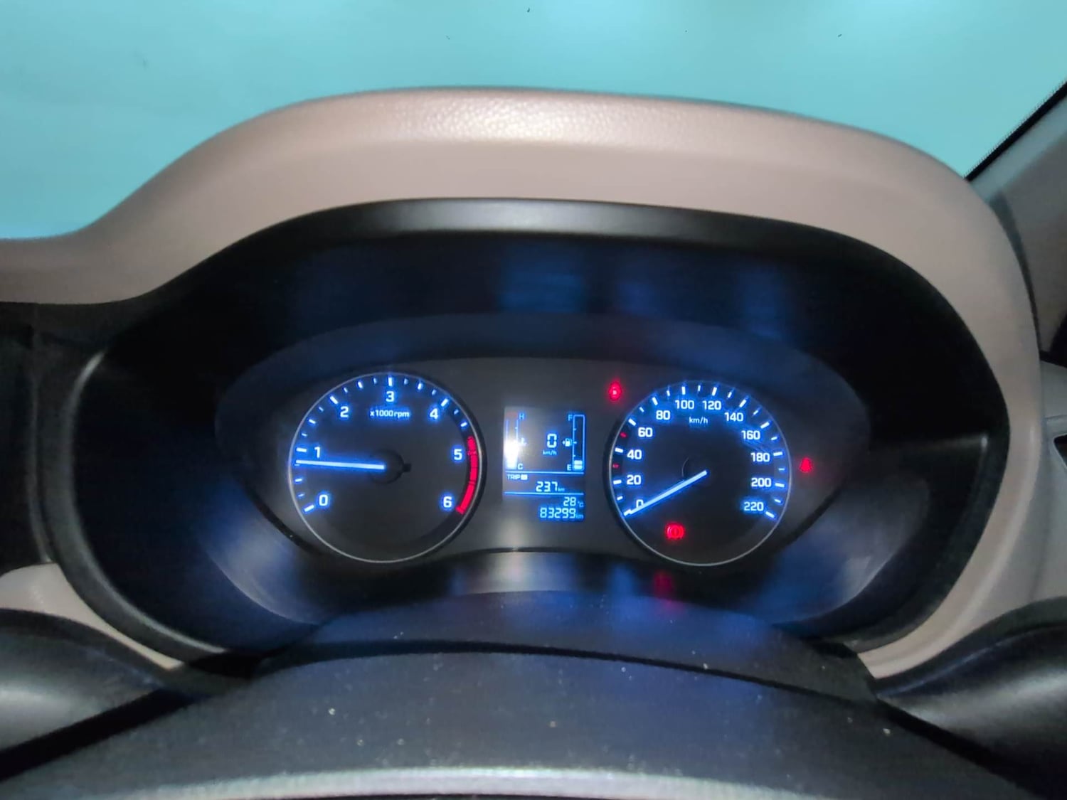 Used 2015 Hyundai Elite i20 Sportz 1.4 (O) Diesel Manual interior CLUSTERMETER VIEW