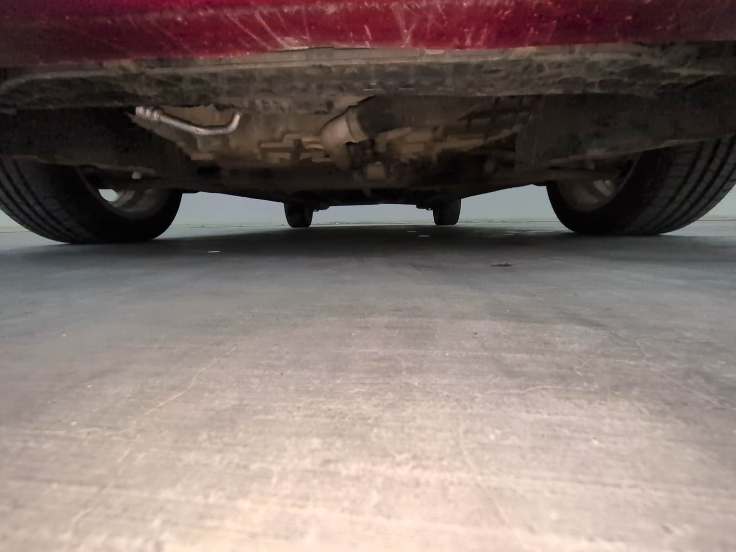 Used 2015 Hyundai Elite i20 Sportz 1.4 (O) Diesel Manual extra FRONT LEFT UNDERBODY VIEW