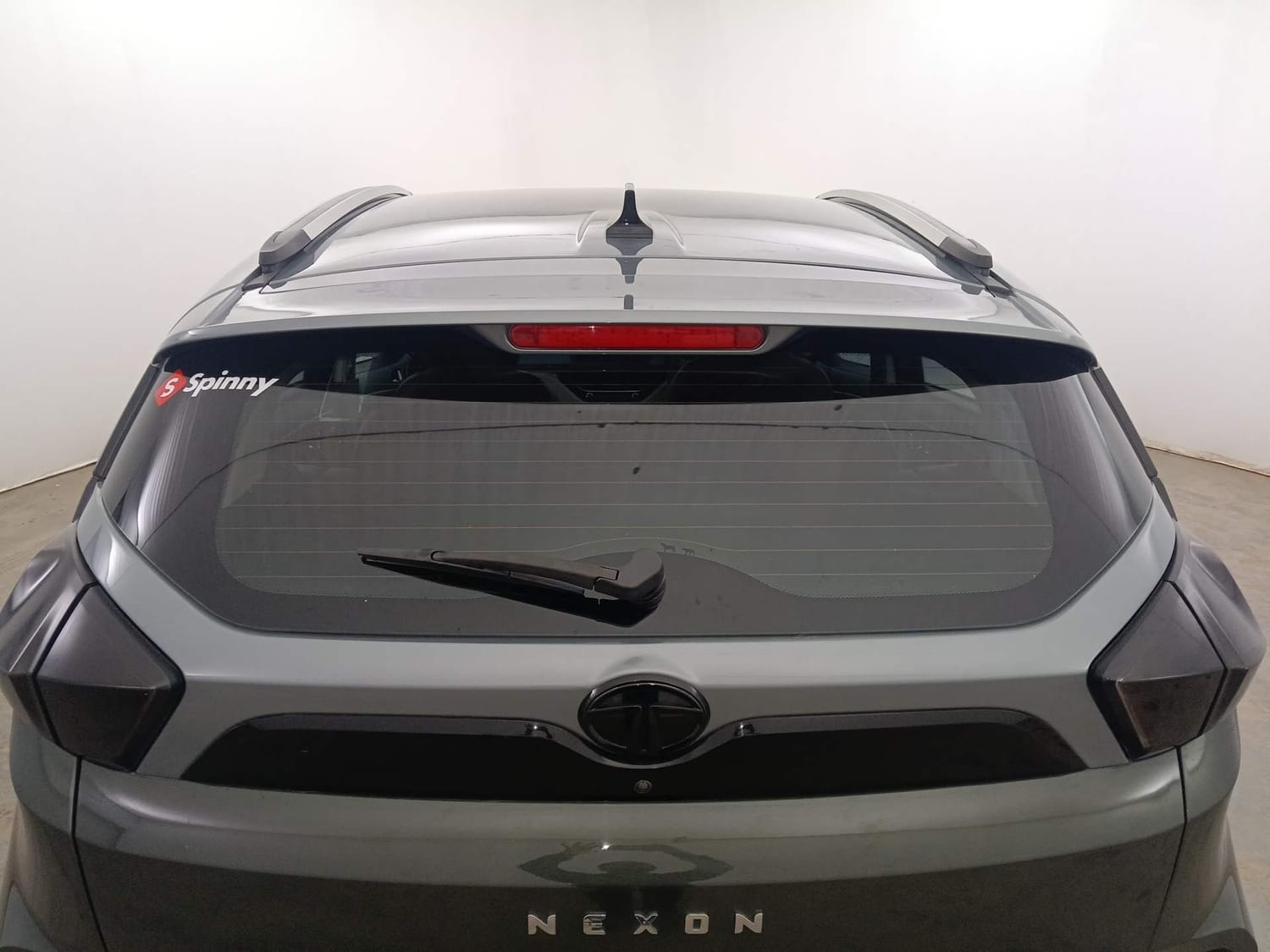 Used 2021 Tata Nexon XZ Plus (S) Dual Tone Petrol Manual exterior BACK WINDSHIELD VIEW