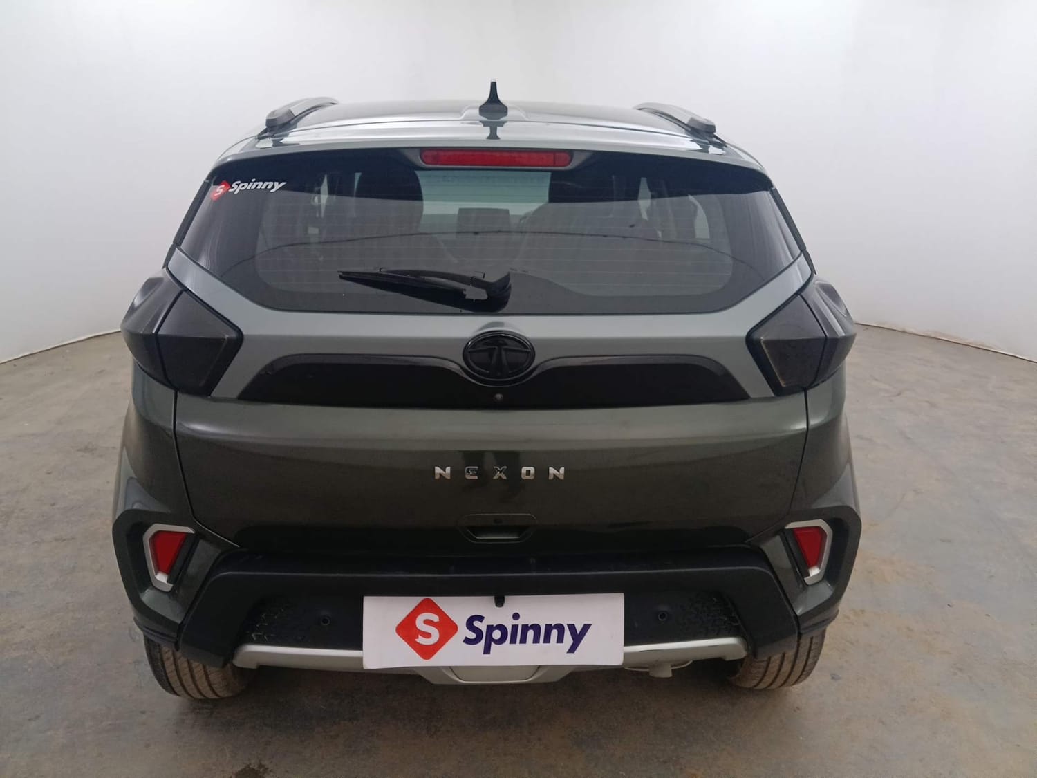 Used 2021 Tata Nexon XZ Plus (S) Dual Tone Petrol Manual exterior BACK VIEW