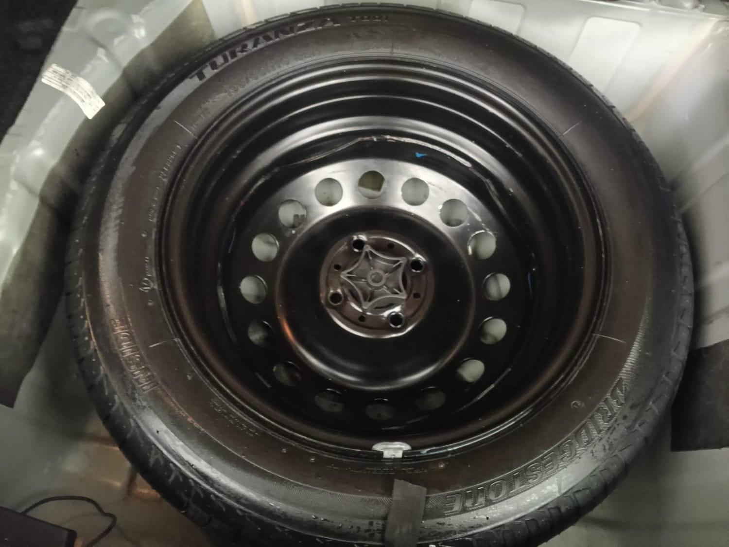 Used 2021 Tata Nexon XZ Plus (S) Dual Tone Petrol Manual tyres SPARE TYRE VIEW