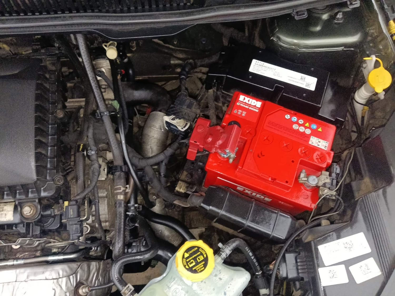 Used 2021 Tata Nexon XZ Plus (S) Dual Tone Petrol Manual engine ENGINE LEFT SIDE VIEW