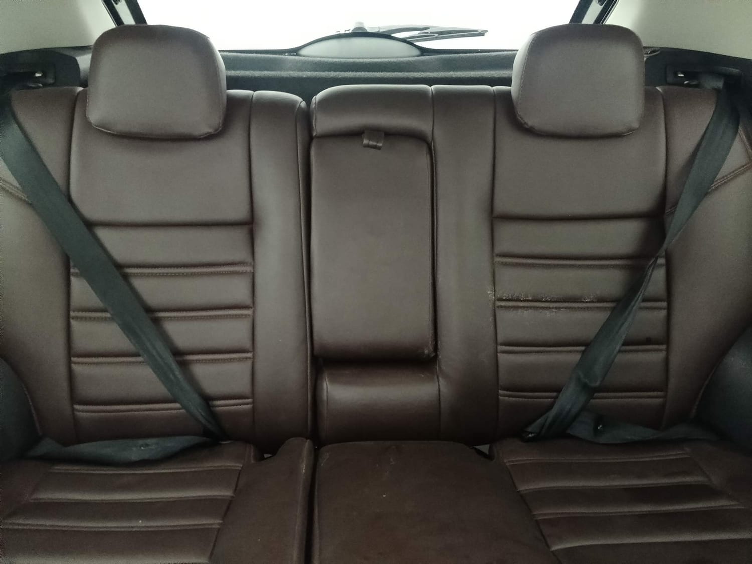 Used 2021 Tata Nexon XZ Plus (S) Dual Tone Petrol Manual interior REAR SEAT CONDITION VIEW