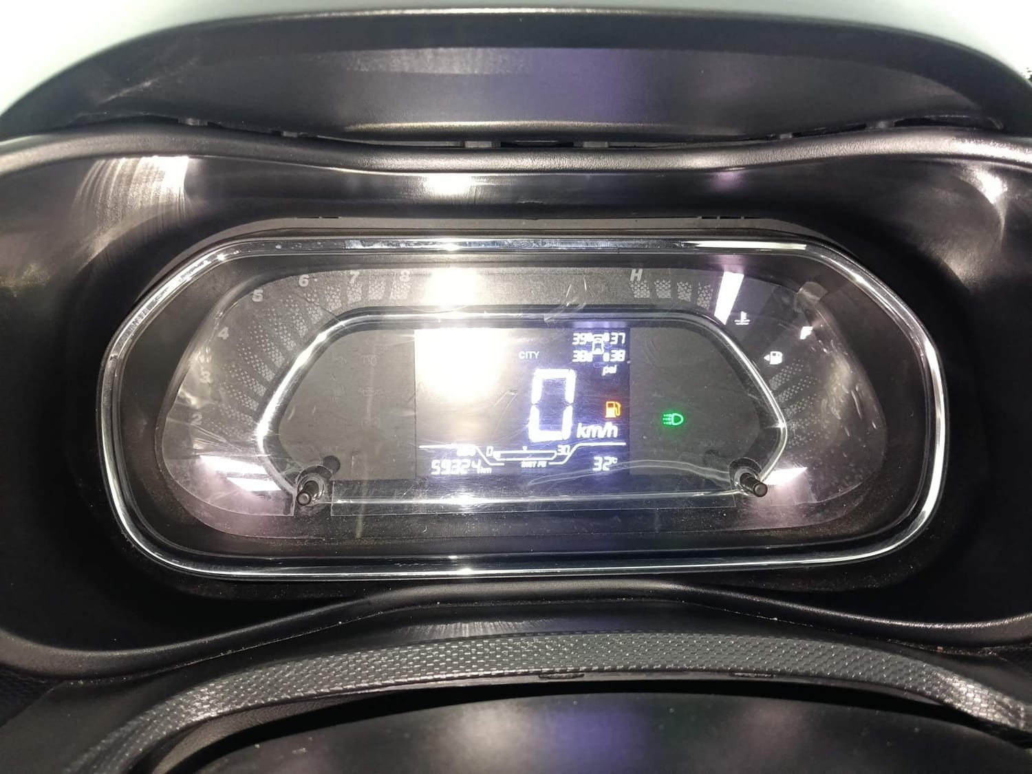 Used 2021 Tata Nexon XZ Plus (S) Dual Tone Petrol Manual interior CLUSTERMETER VIEW
