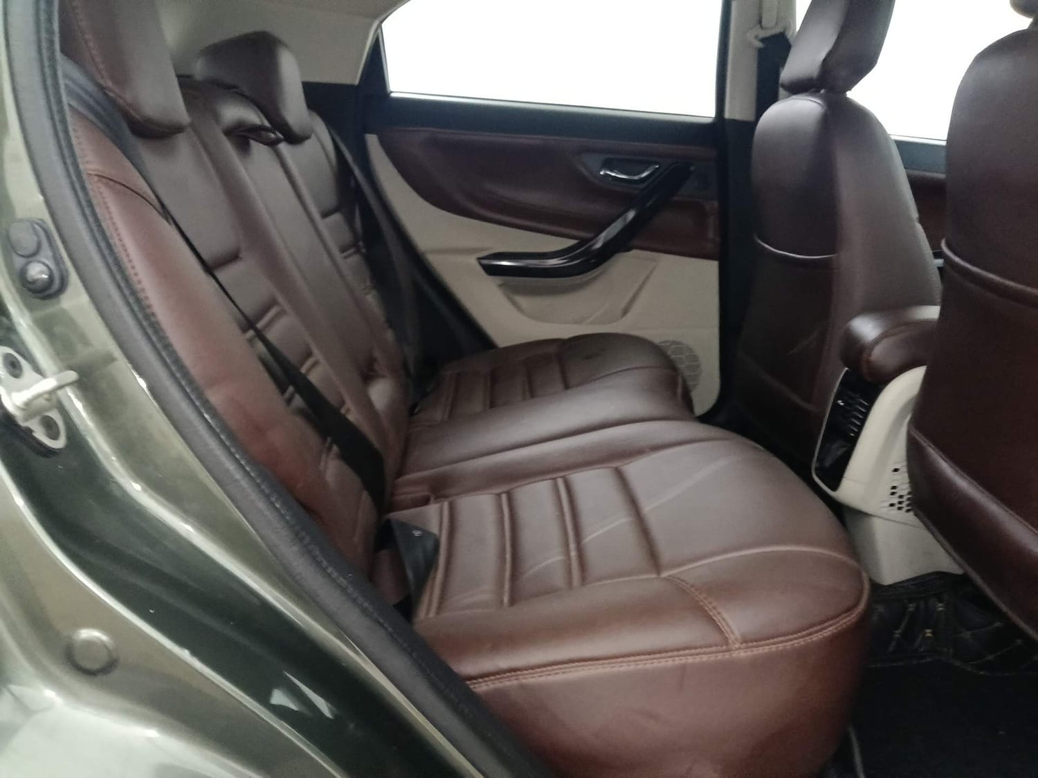 Used 2021 Tata Nexon XZ Plus (S) Dual Tone Petrol Manual interior RIGHT SIDE REAR DOOR CABIN VIEW