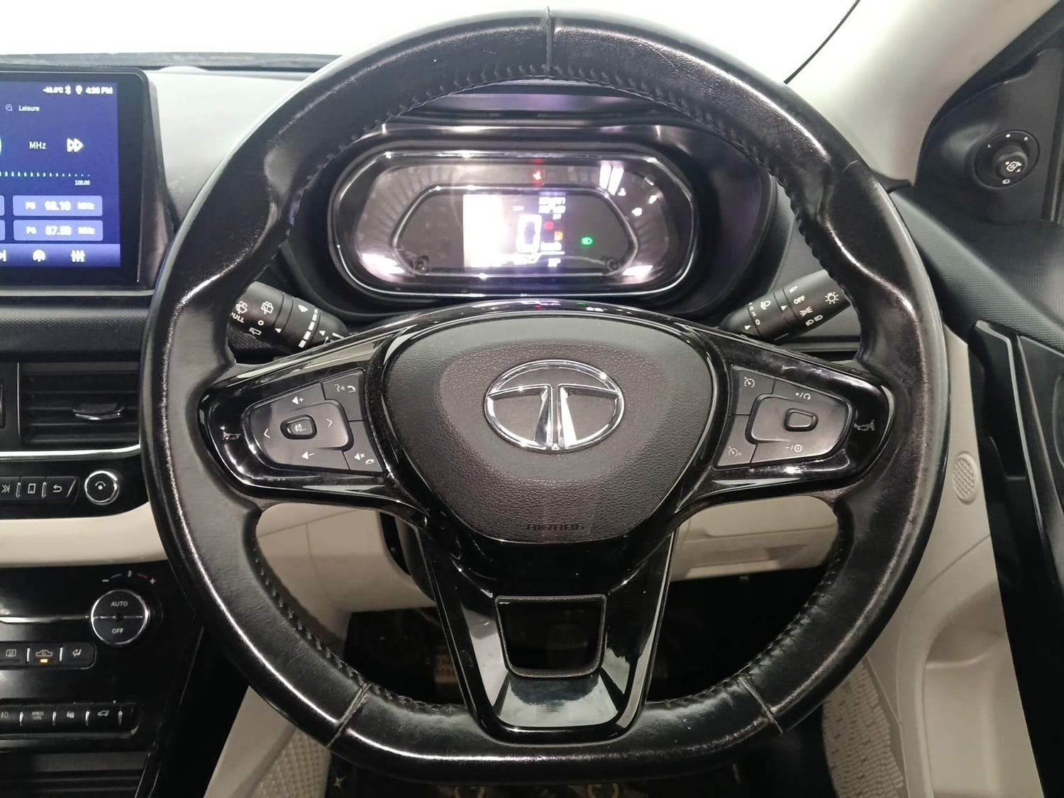 Used 2021 Tata Nexon XZ Plus (S) Dual Tone Petrol Manual interior STEERING VIEW