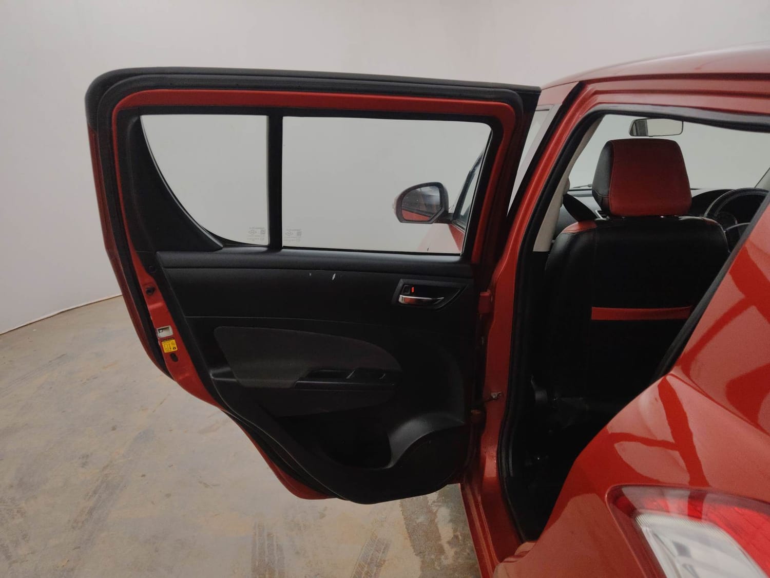 Used 2014 Maruti Suzuki Swift VXi Petrol Manual interior LEFT REAR DOOR OPEN VIEW