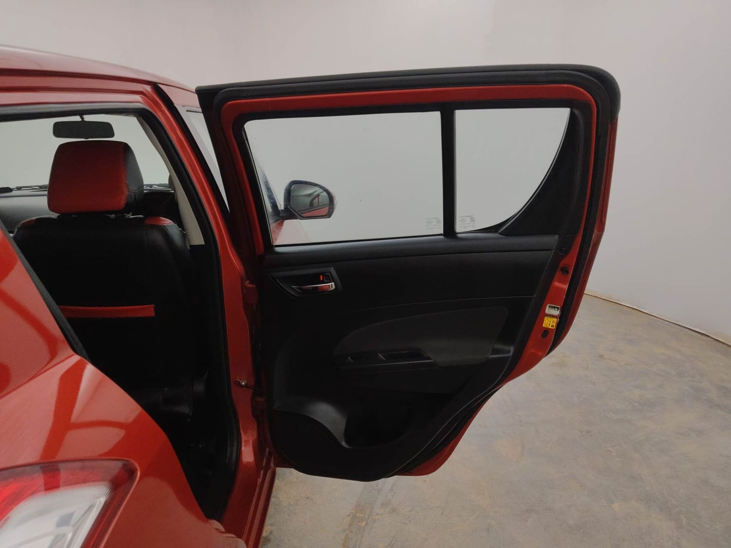 Used 2014 Maruti Suzuki Swift VXi Petrol Manual interior RIGHT REAR DOOR OPEN VIEW