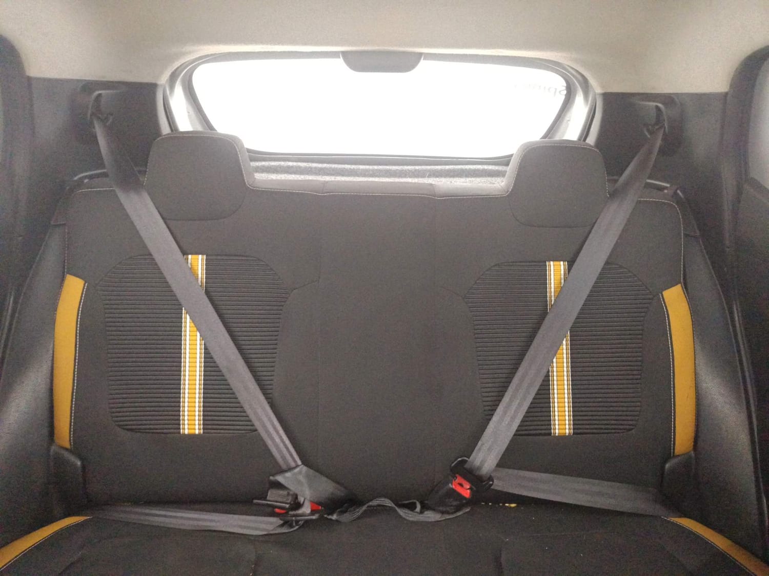 Used 2022 Renault Kwid CLIMBER AMT Petrol Automatic interior REAR SEAT CONDITION VIEW