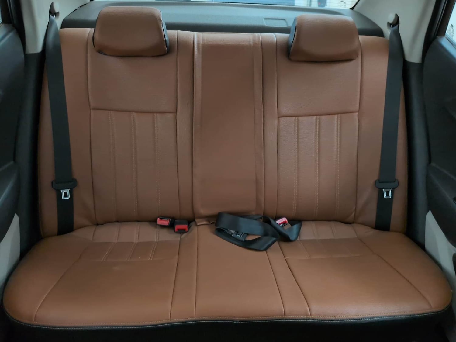 Used 2020 Hyundai Aura SX Plus 1.2 AMT CRDi Diesel Automatic interior REAR SEAT CONDITION VIEW