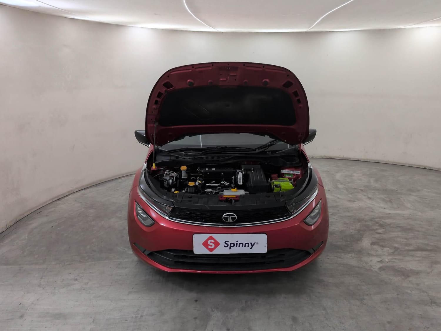 Used 2025 Tata Altroz XZA Petrol Petrol Automatic engine ENGINE & BONNET OPEN FRONT VIEW