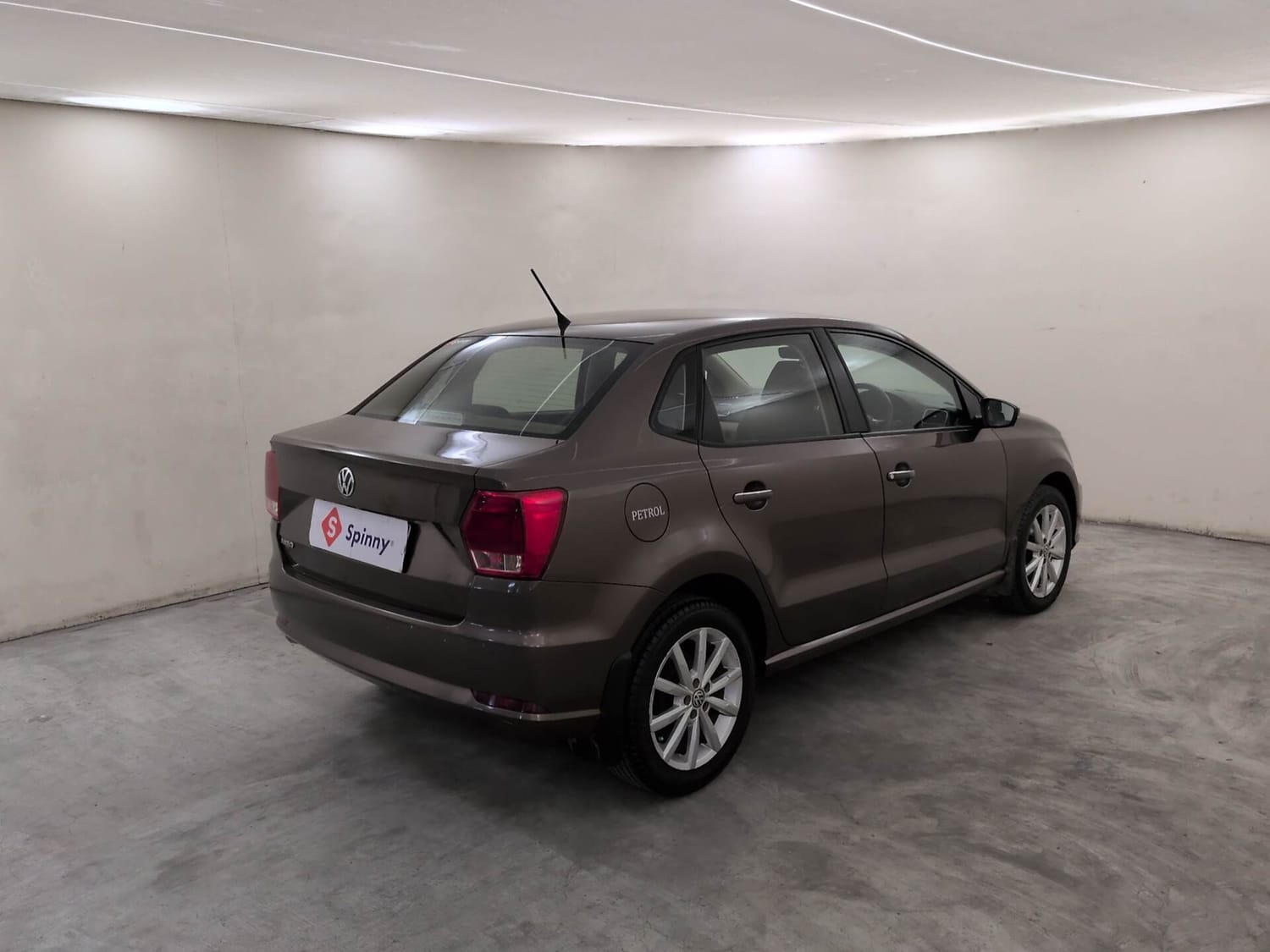 Used 2017 Volkswagen Ameo Highline1.2L Plus (P) 16 Alloy Petrol Manual exterior RIGHT REAR CORNER VIEW