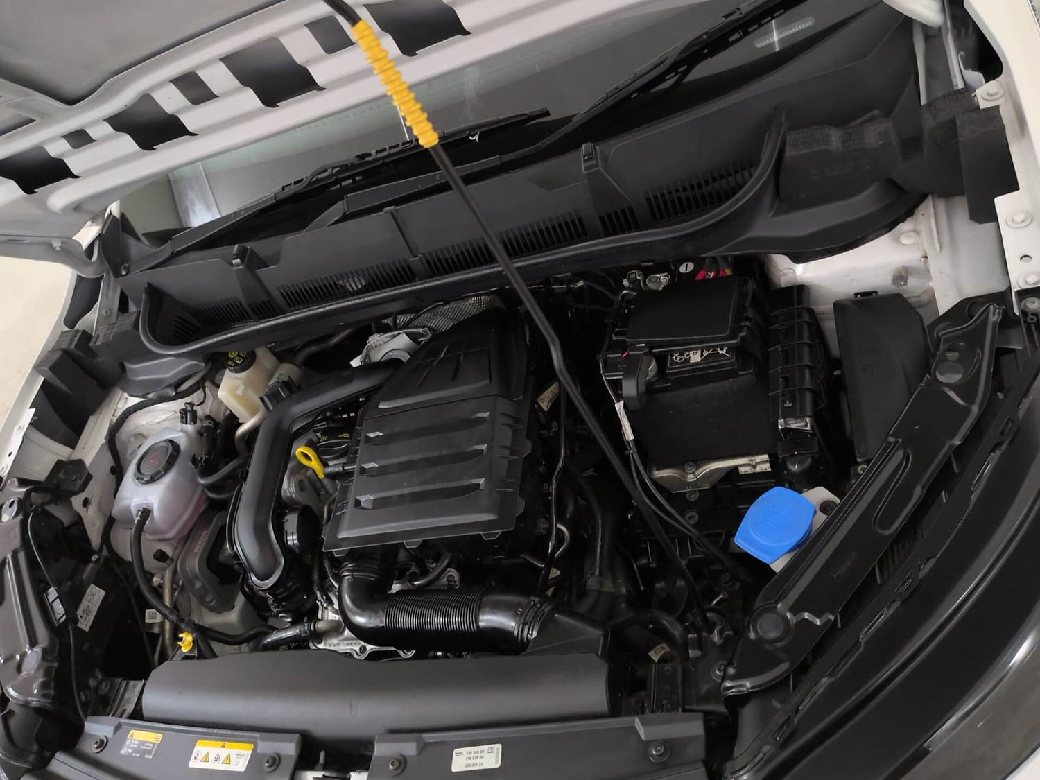 Used 2024 Skoda Kushaq Active 1.0 TSI MT Petrol Manual engine ENGINE LEFT SIDE VIEW