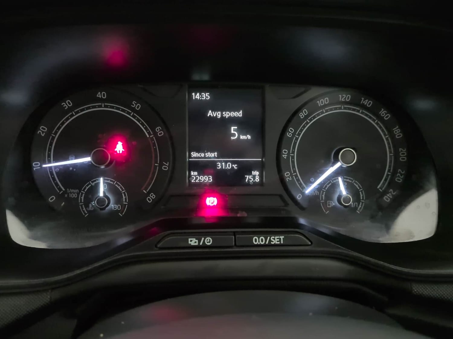 Used 2024 Skoda Kushaq Active 1.0 TSI MT Petrol Manual interior CLUSTERMETER VIEW