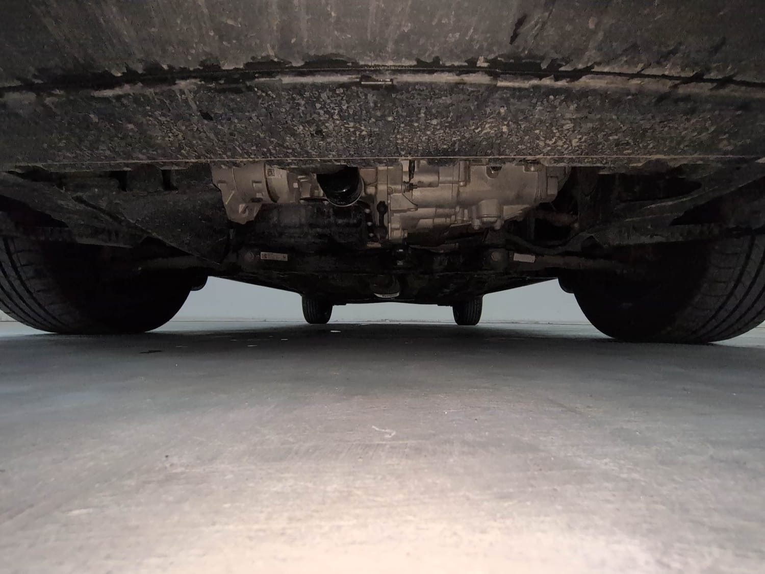 Used 2024 Skoda Kushaq Active 1.0 TSI MT Petrol Manual extra FRONT LEFT UNDERBODY VIEW