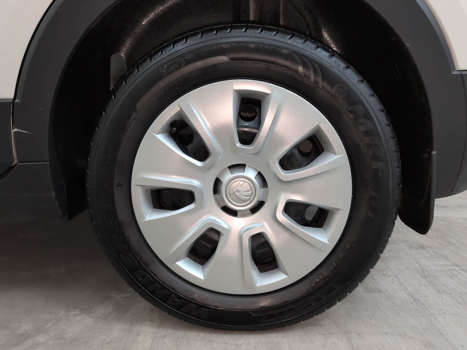 Used 2024 Skoda Kushaq Active 1.0 TSI MT Petrol Manual tyres LEFT REAR TYRE RIM VIEW