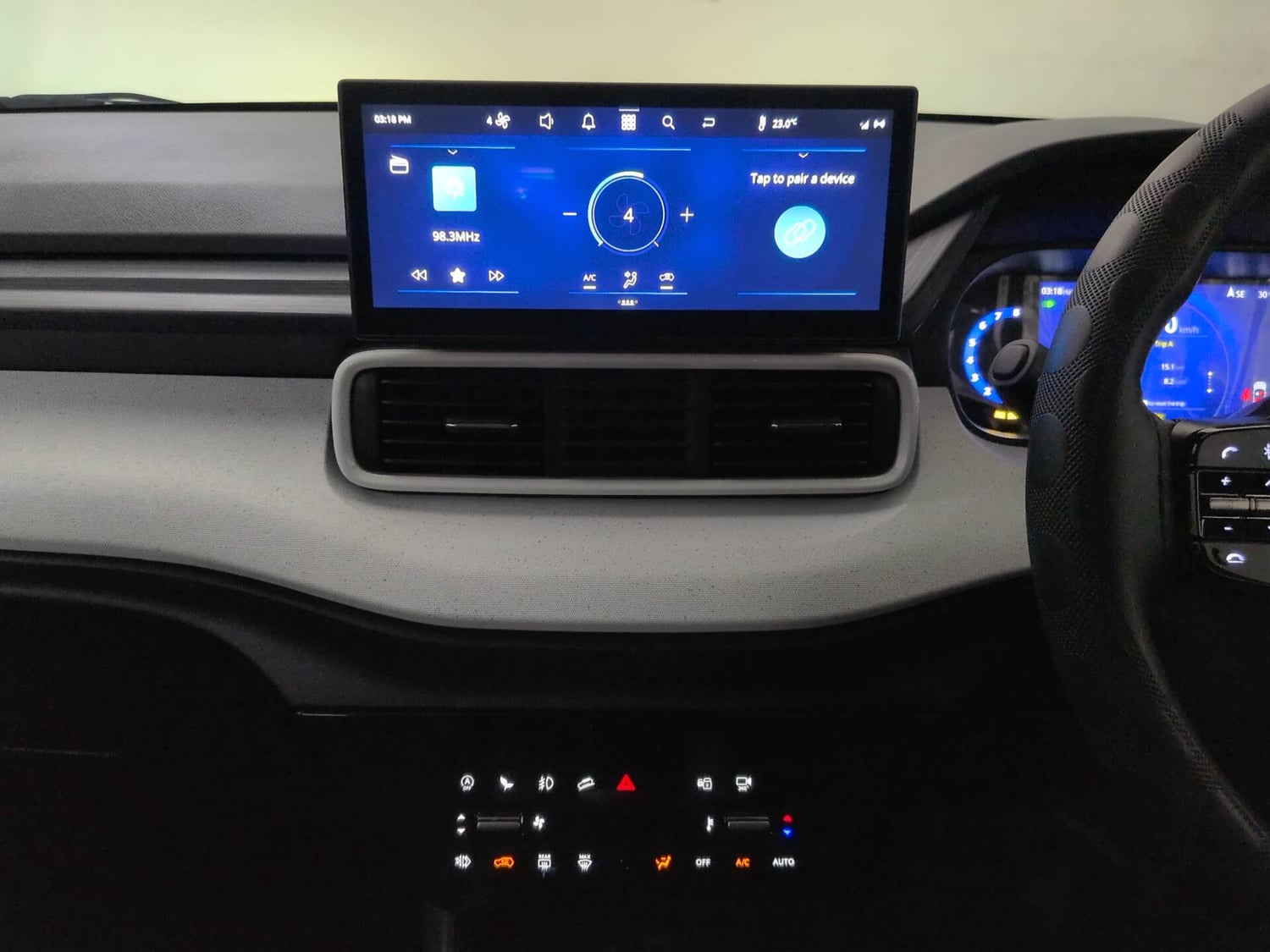 Used 2026 Tata Punch Accomplished + S Petrol Manual interior MUSIC SYSTEM & AC CONTROL VIEW