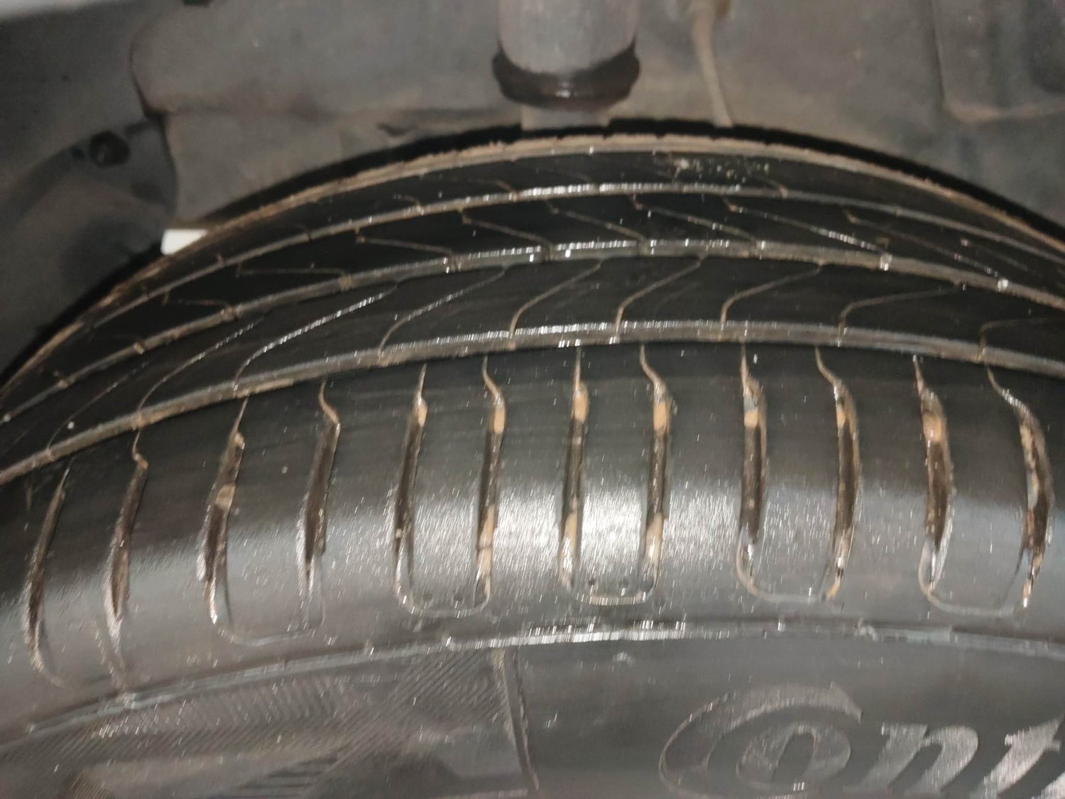 Used 2021 Tata Nexon XZ Plus (O) Diesel Diesel Manual tyres RIGHT REAR TYRE TREAD VIEW