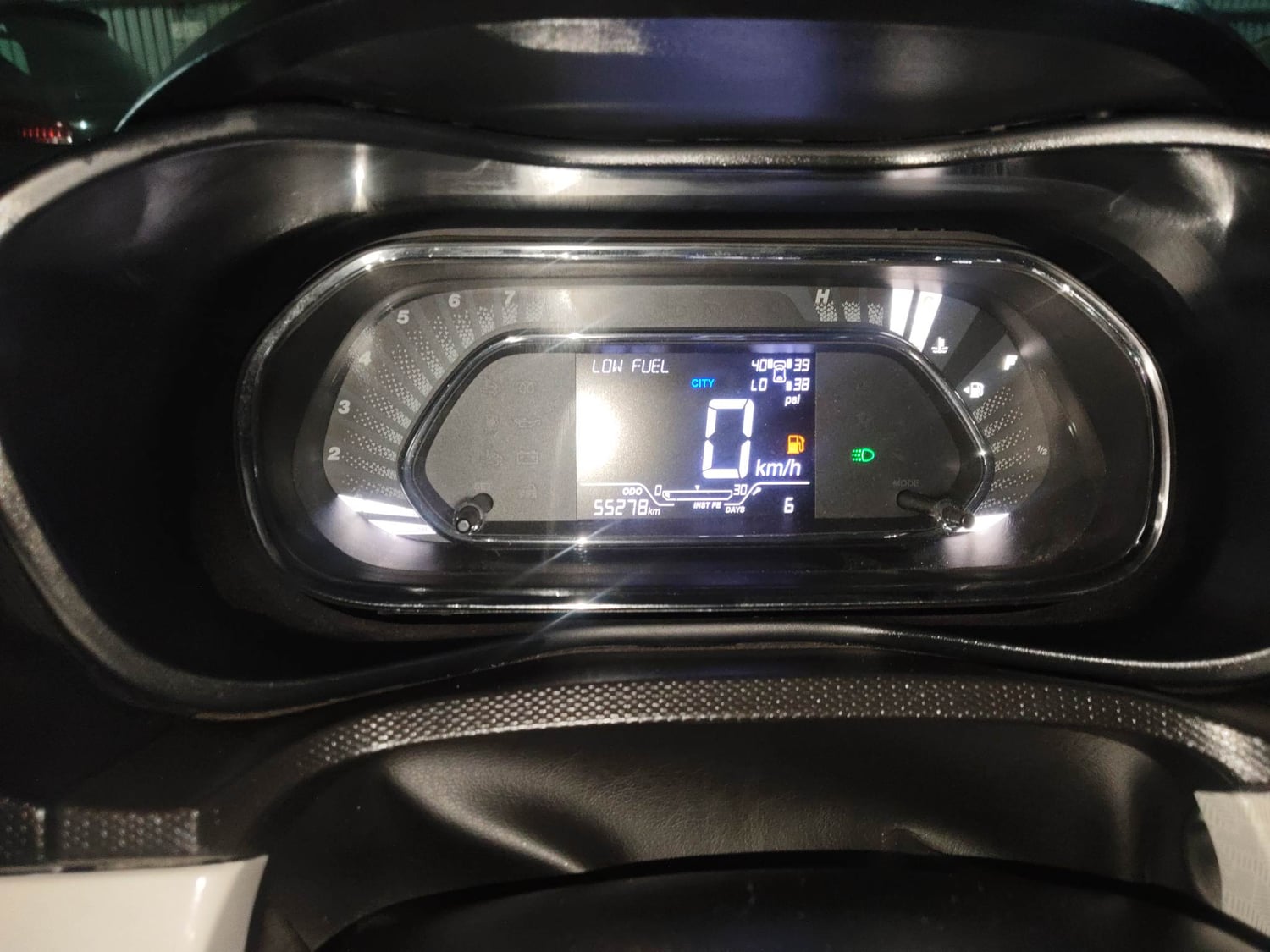 Used 2021 Tata Nexon XZ Plus (O) Diesel Diesel Manual interior CLUSTERMETER VIEW