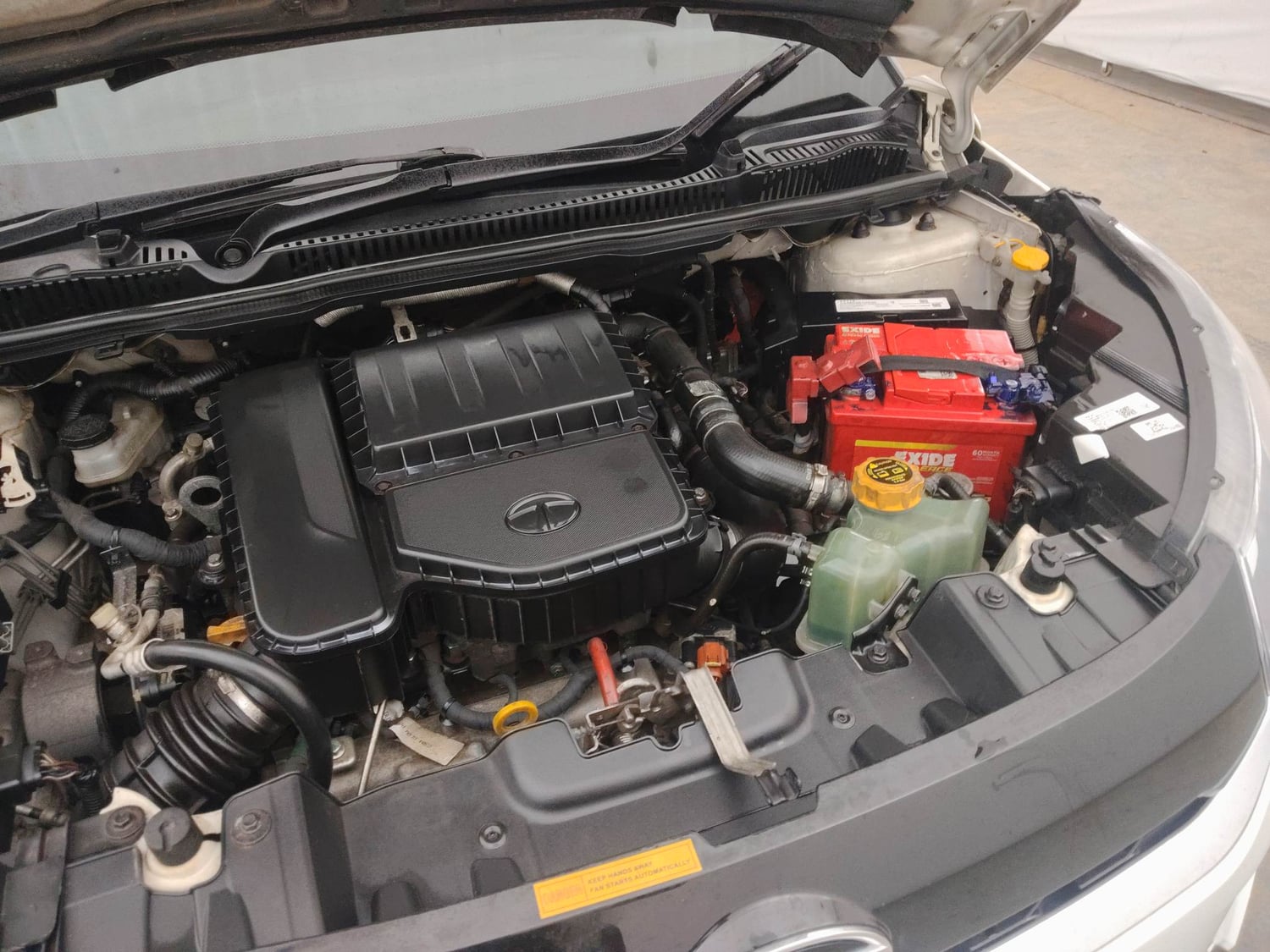 Used 2021 Tata Nexon XZ Plus (O) Diesel Diesel Manual engine ENGINE LEFT SIDE VIEW