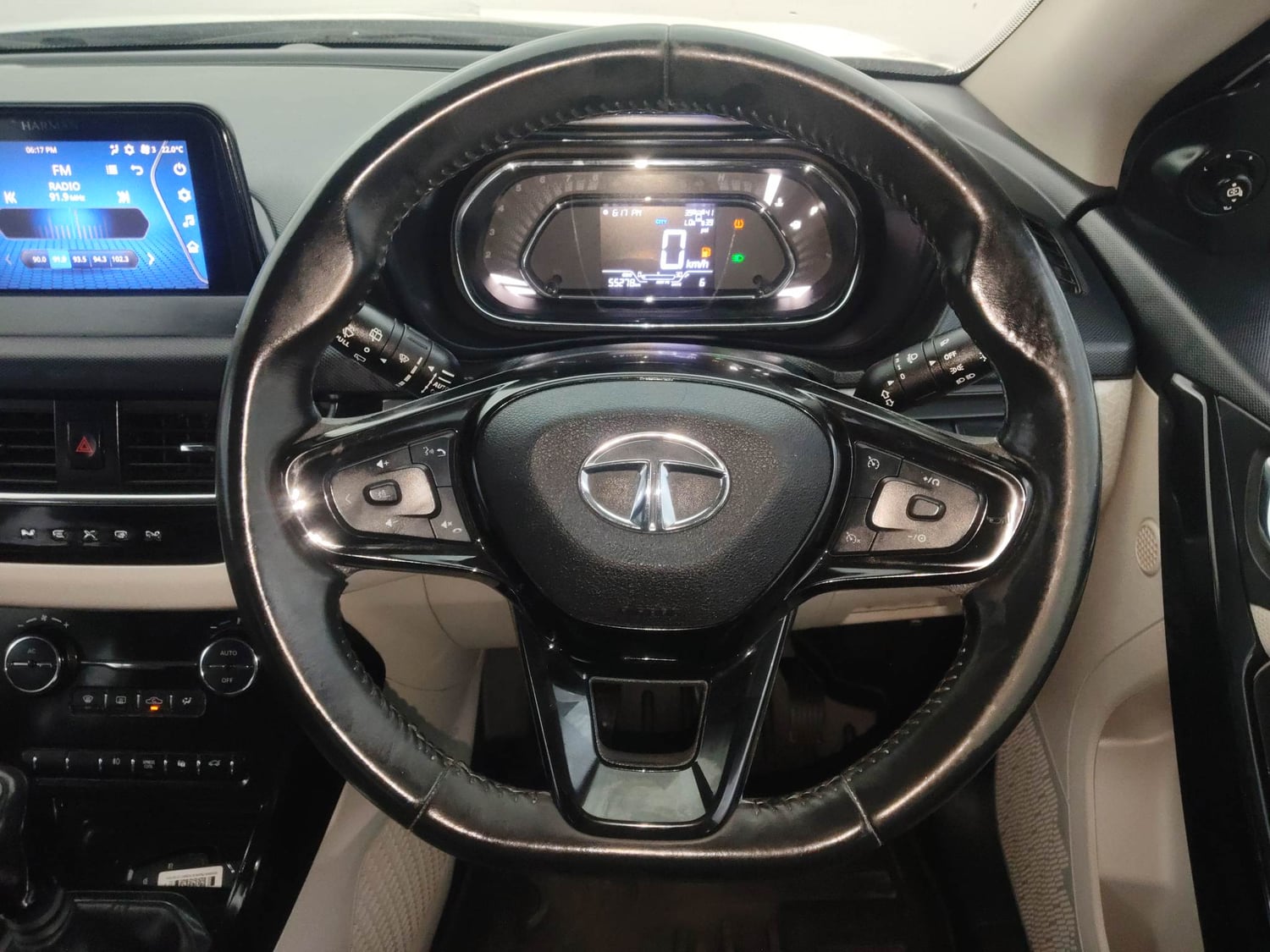 Used 2021 Tata Nexon XZ Plus (O) Diesel Diesel Manual interior STEERING VIEW