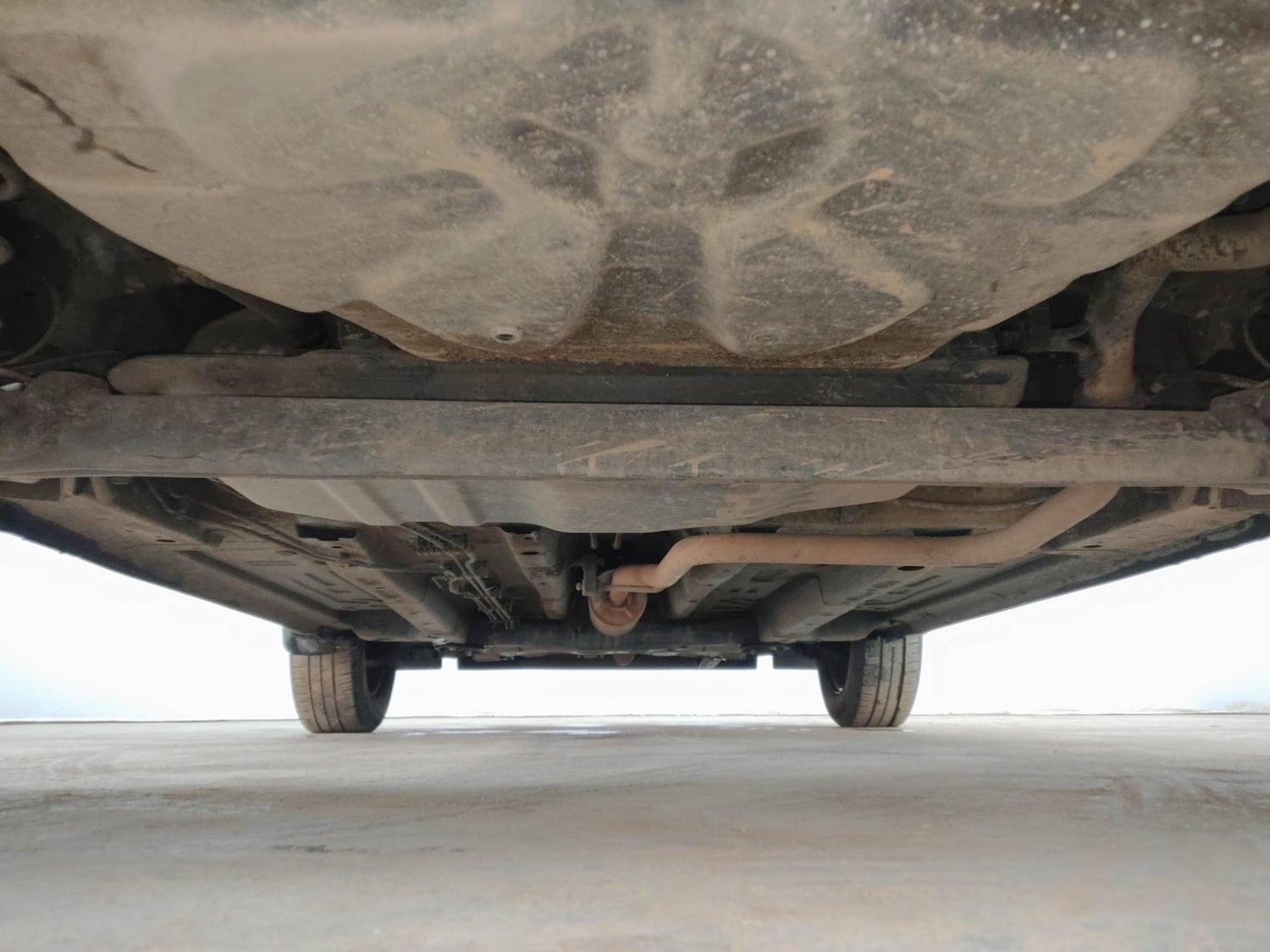 Used 2022 Tata Punch Adventure MT Petrol Manual extra REAR UNDERBODY VIEW (TAKEN FROM REAR)