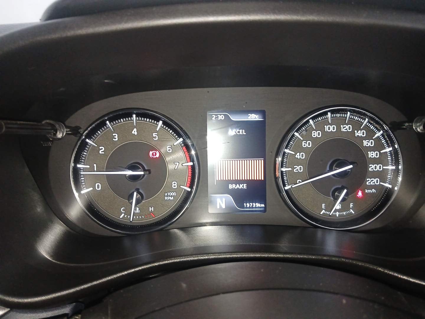 Used 2024 Maruti Suzuki Baleno Zeta AGS Petrol Automatic interior CLUSTERMETER VIEW
