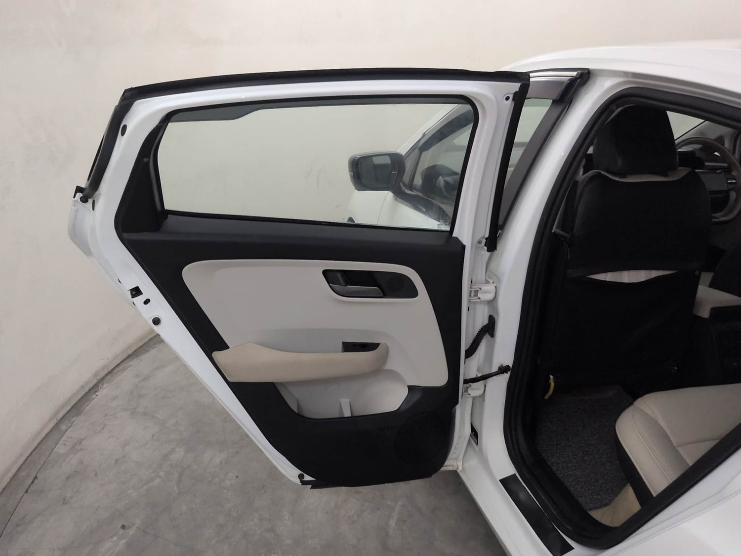Used 2026 Tata Altroz Creative Petrol 5MT Petrol Manual interior LEFT REAR DOOR OPEN VIEW
