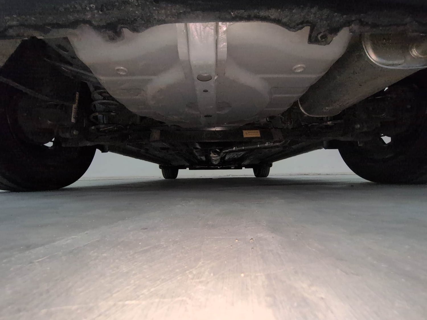 Used 2026 Tata Altroz Creative Petrol 5MT Petrol Manual extra REAR UNDERBODY VIEW (TAKEN FROM REAR)