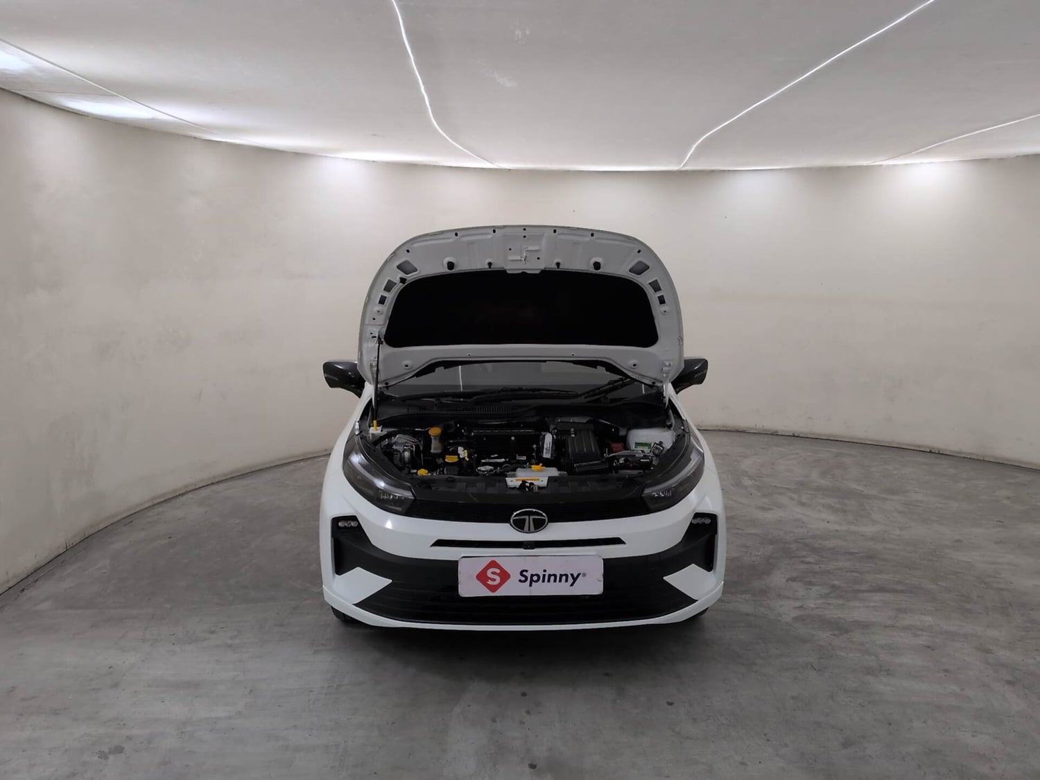Used 2026 Tata Altroz Creative Petrol 5MT Petrol Manual engine ENGINE & BONNET OPEN FRONT VIEW