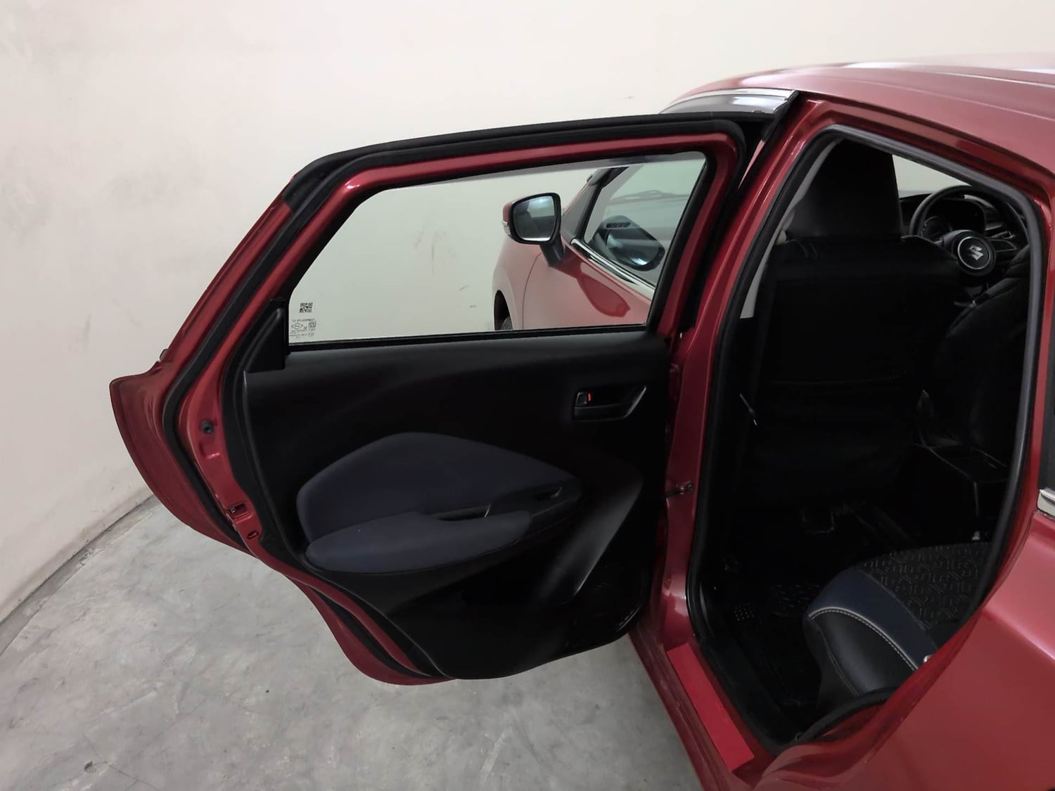 Used 2024 Maruti Suzuki Baleno Delta MT Petrol Manual interior LEFT REAR DOOR OPEN VIEW