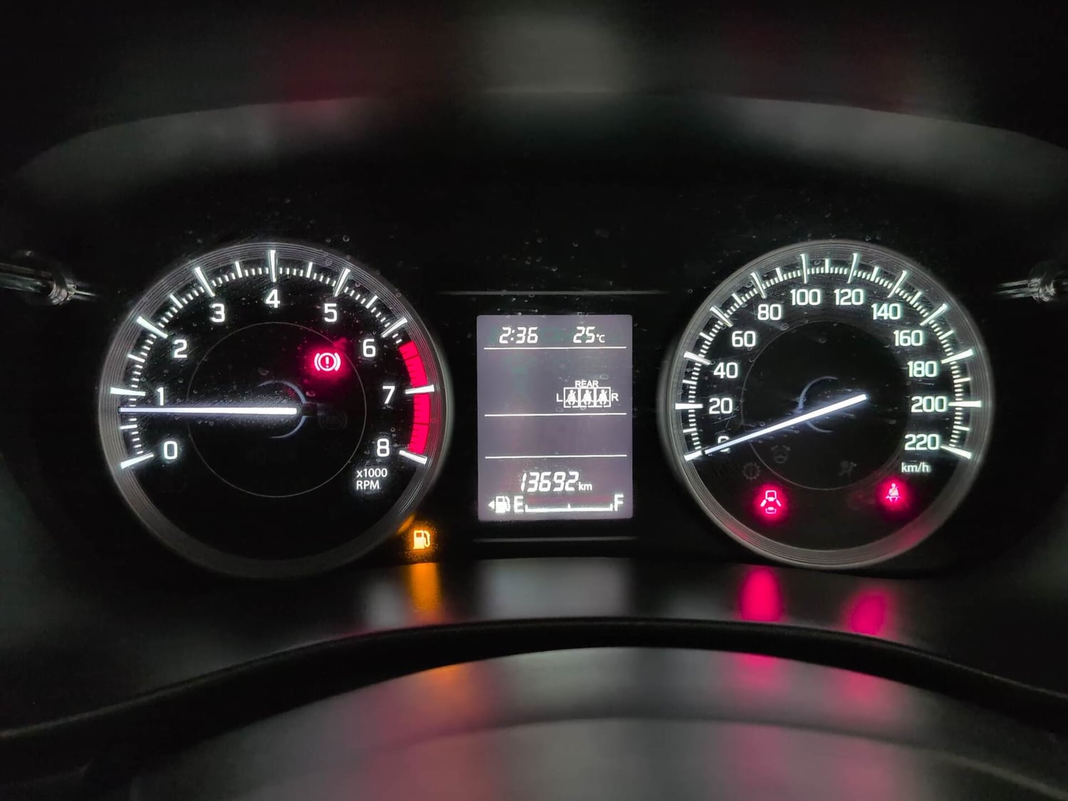 Used 2024 Maruti Suzuki Baleno Delta MT Petrol Manual interior CLUSTERMETER VIEW