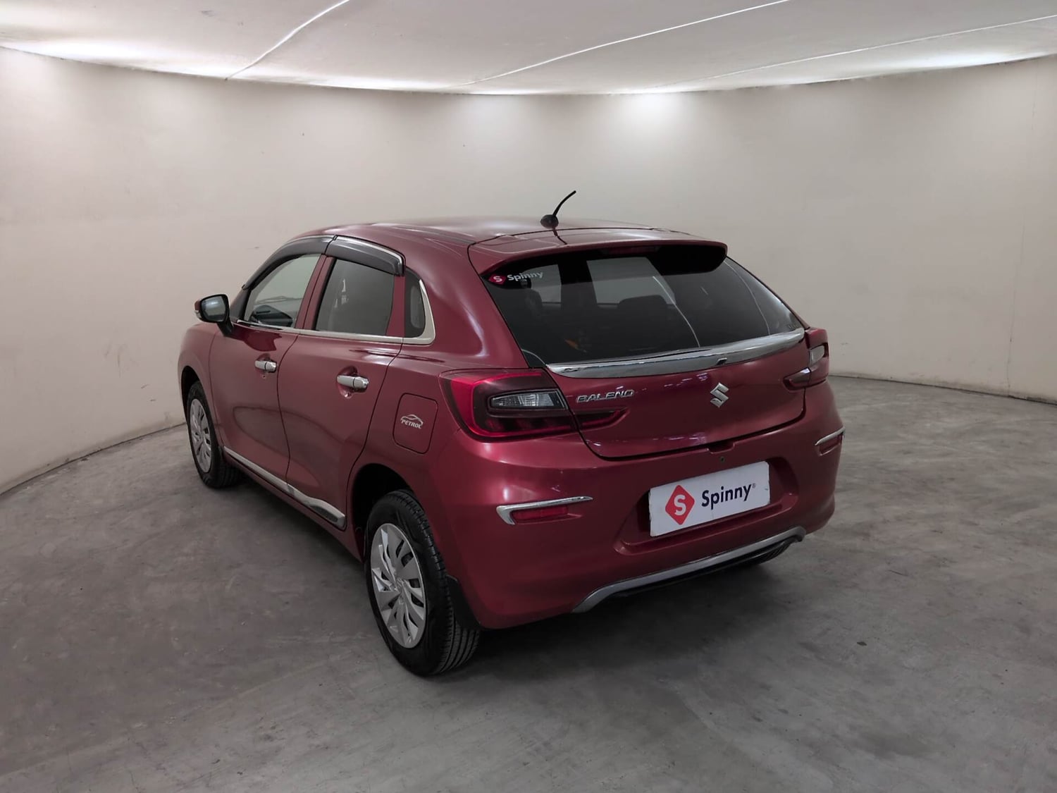 Used 2024 Maruti Suzuki Baleno Delta MT Petrol Manual exterior LEFT REAR CORNER VIEW