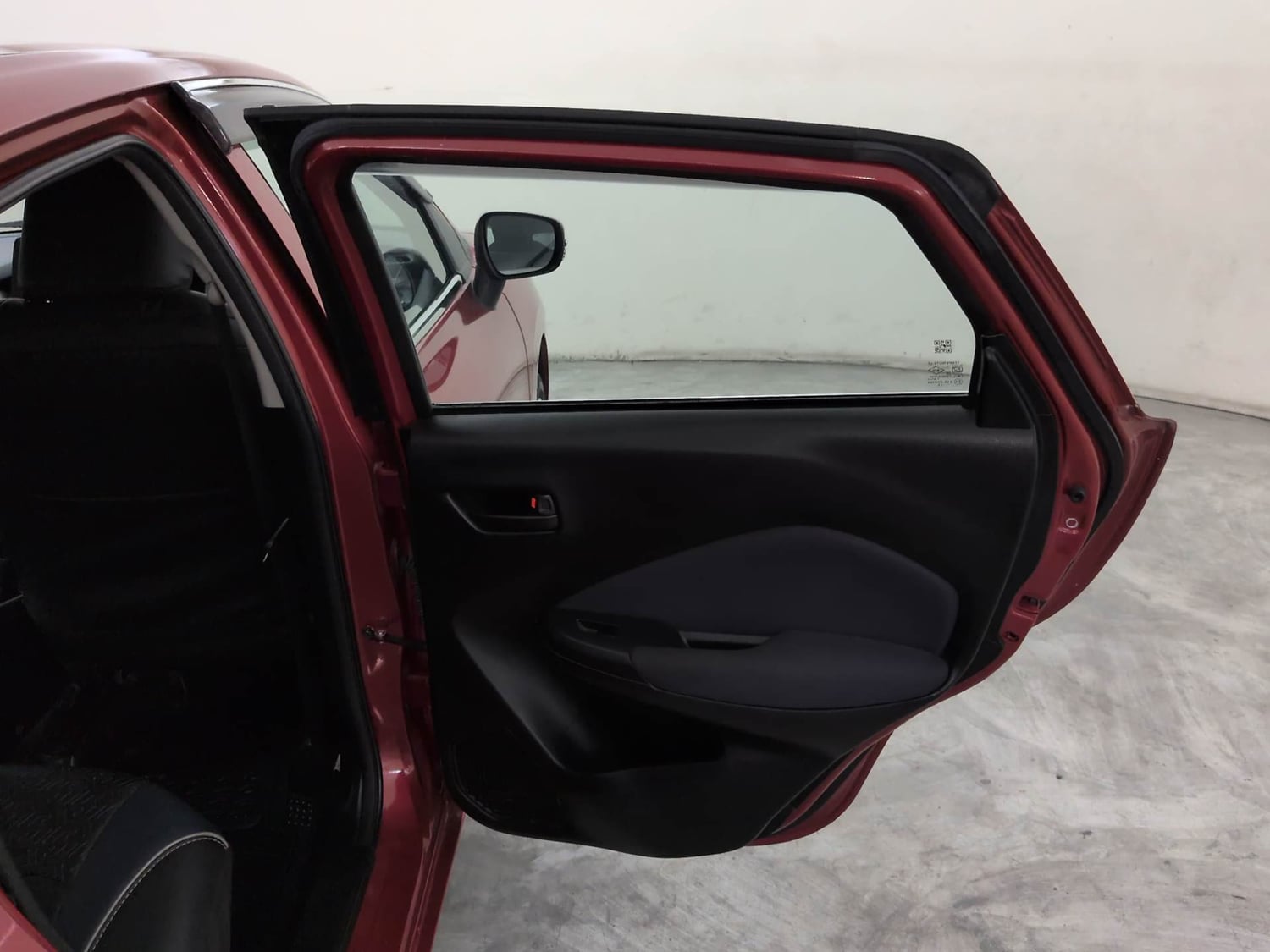Used 2024 Maruti Suzuki Baleno Delta MT Petrol Manual interior RIGHT REAR DOOR OPEN VIEW