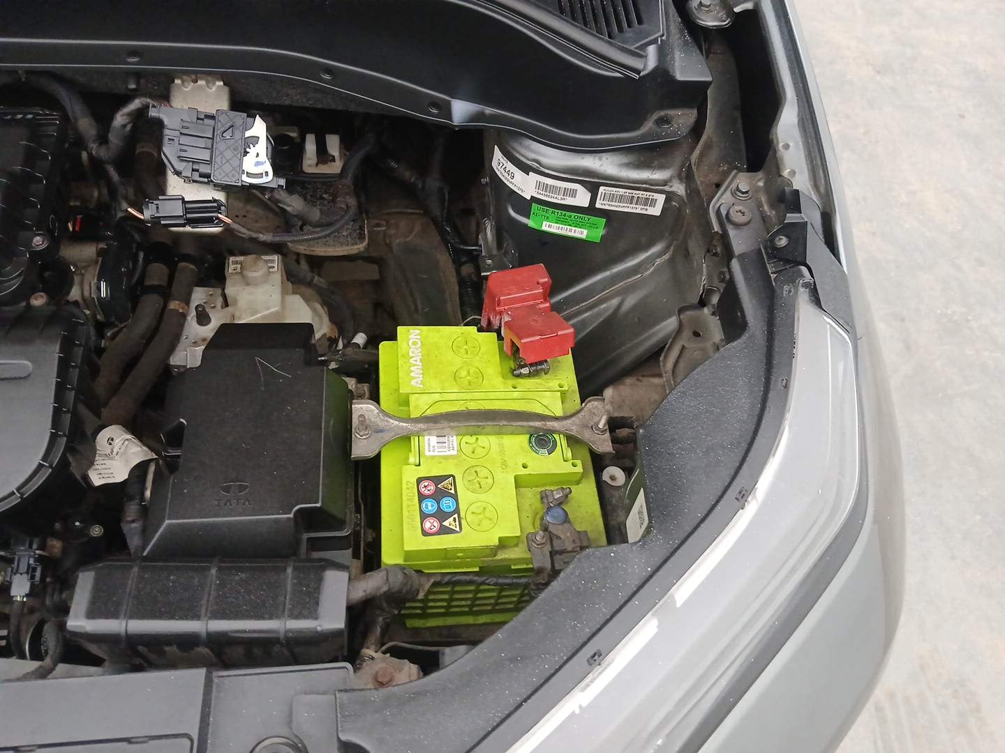 Used 2022 Tata Punch Adventure Rhythm Pack AMT Petrol Automatic engine ENGINE LEFT SIDE VIEW