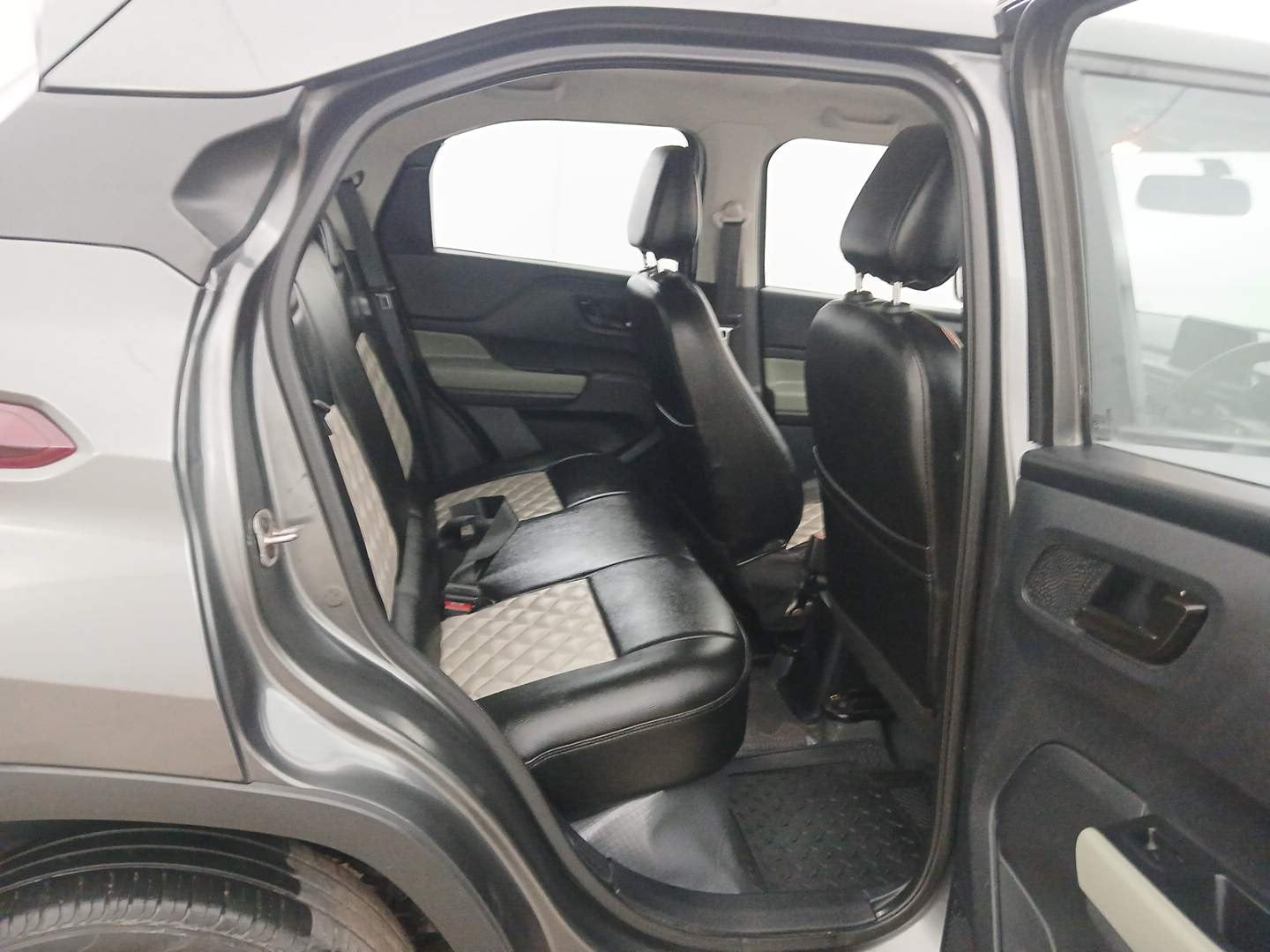 Used 2022 Tata Punch Adventure Rhythm Pack AMT Petrol Automatic interior RIGHT SIDE REAR DOOR CABIN VIEW