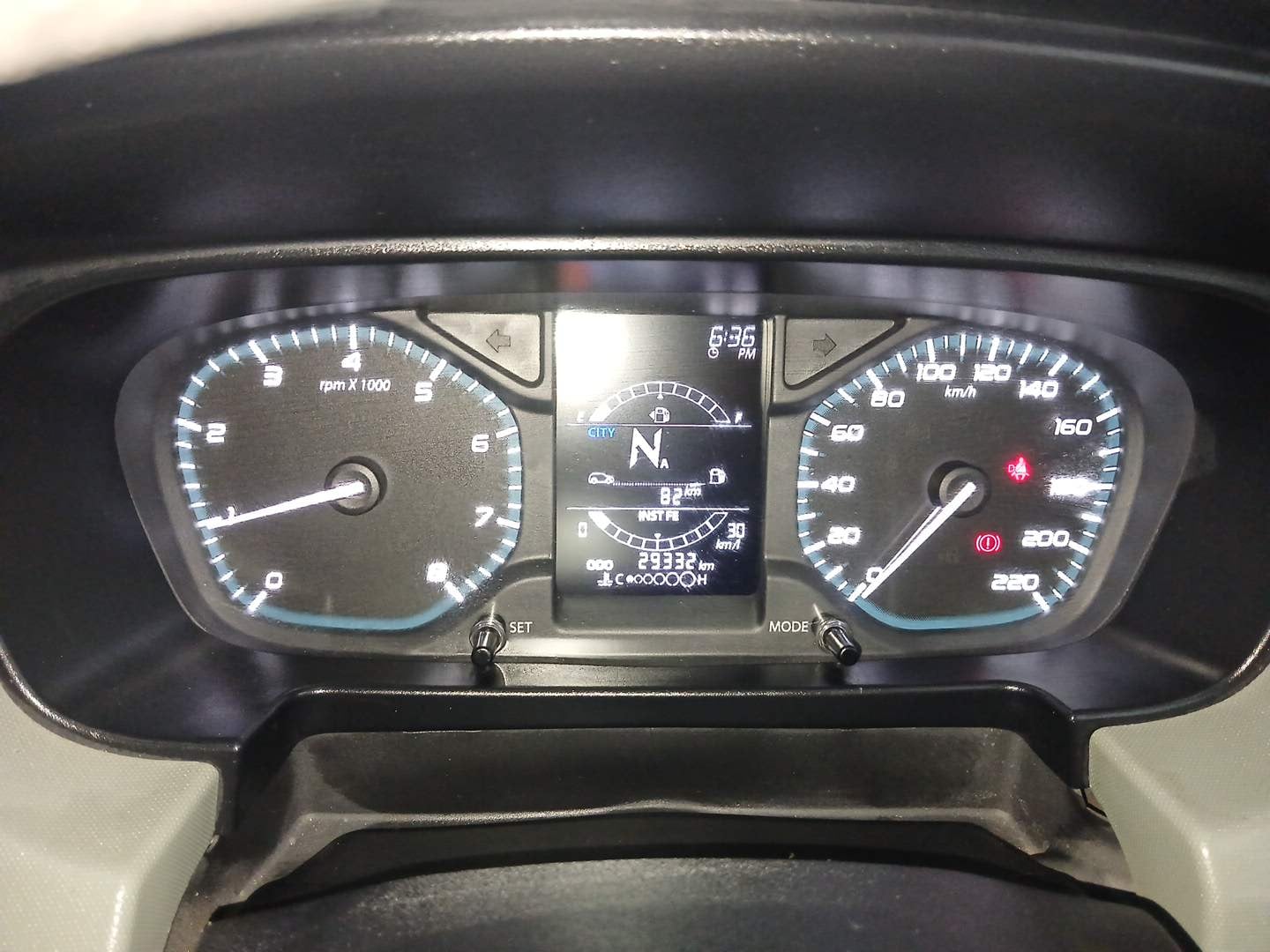 Used 2022 Tata Punch Adventure Rhythm Pack AMT Petrol Automatic interior CLUSTERMETER VIEW