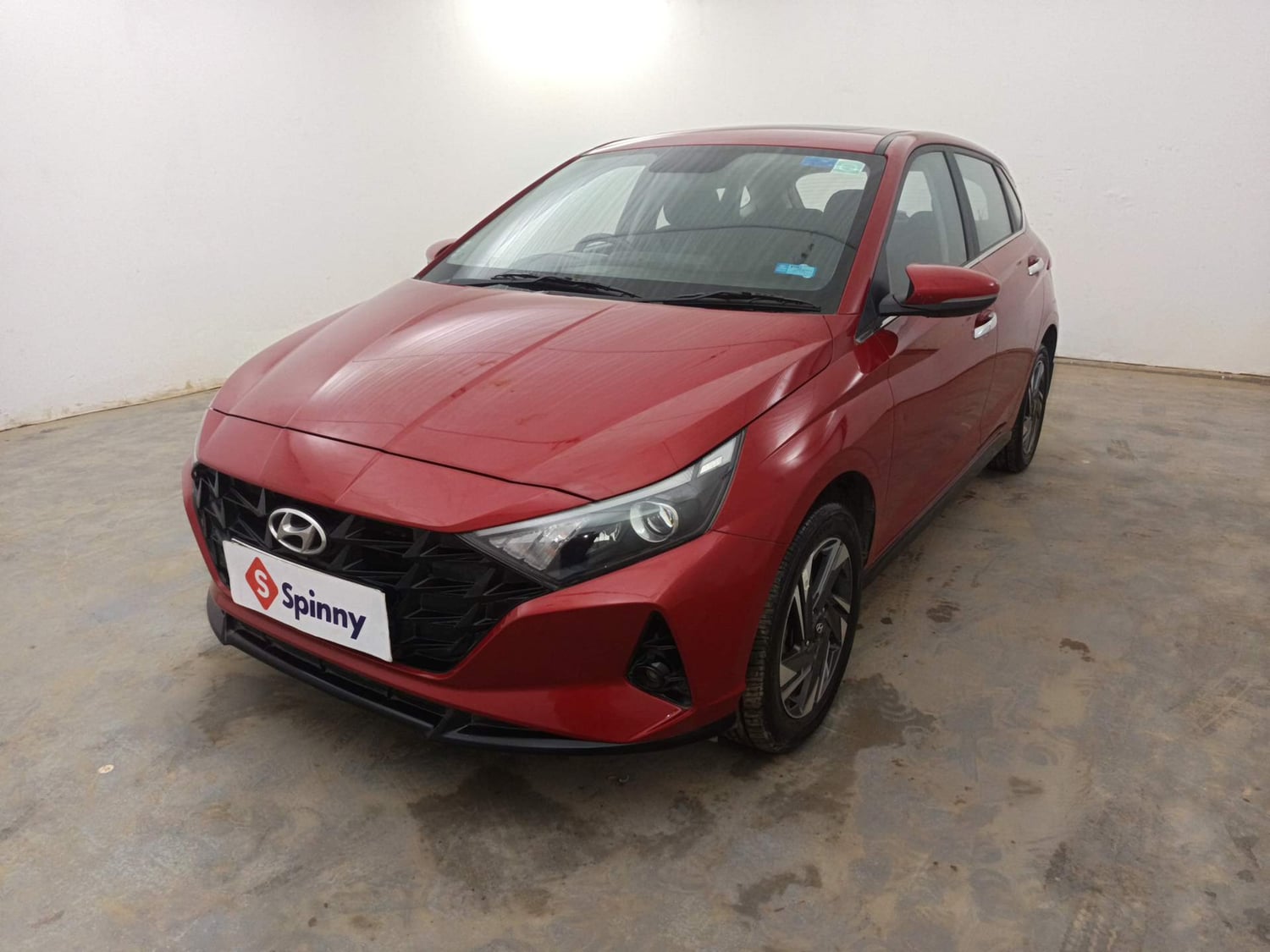Used 2022 Hyundai i20 Asta (O) 1.2 IVT Petrol Automatic exterior LEFT FRONT CORNER VIEW