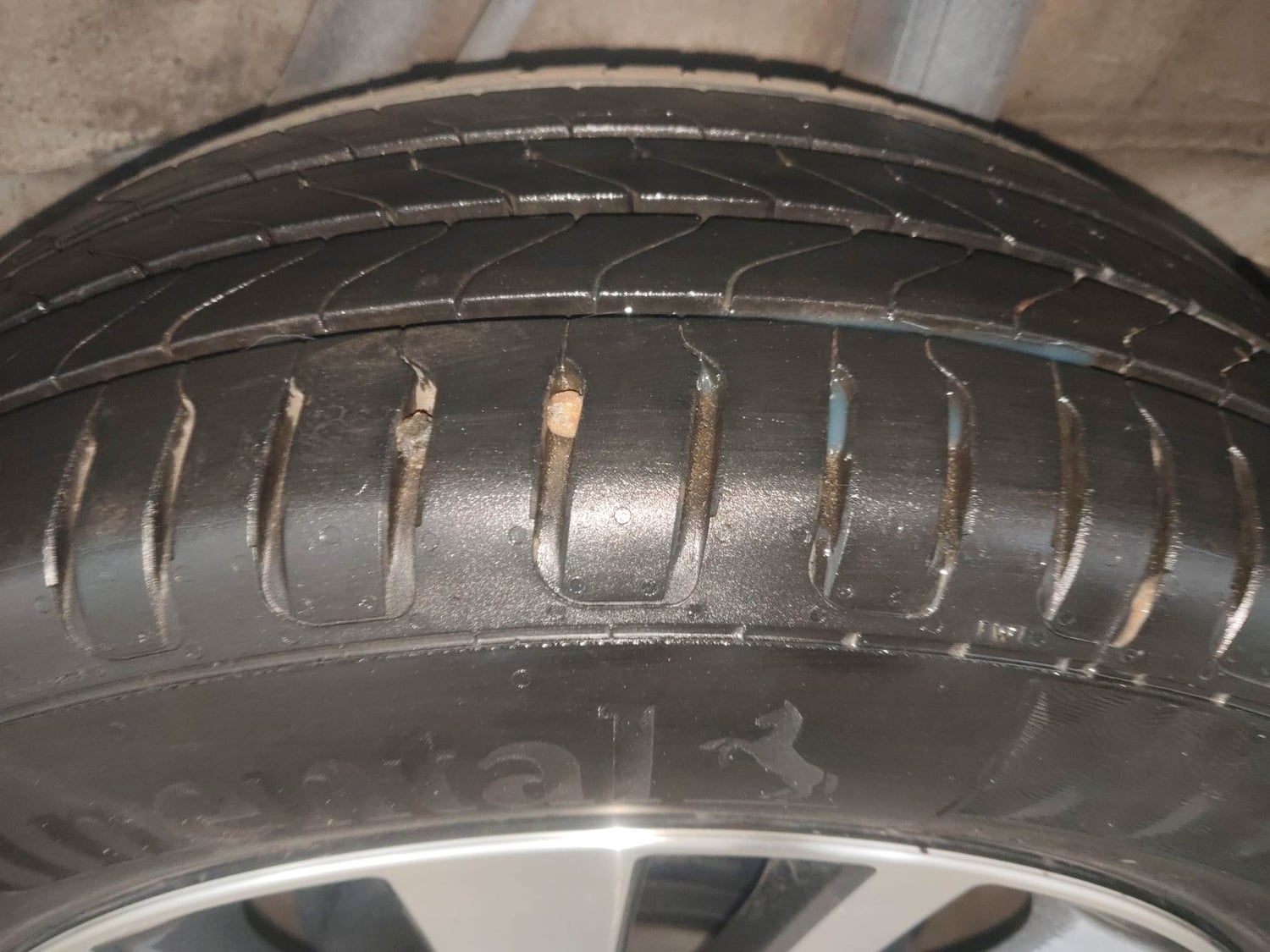 Used 2023 Honda City VX Petrol CVT Petrol Automatic tyres LEFT REAR TYRE TREAD VIEW